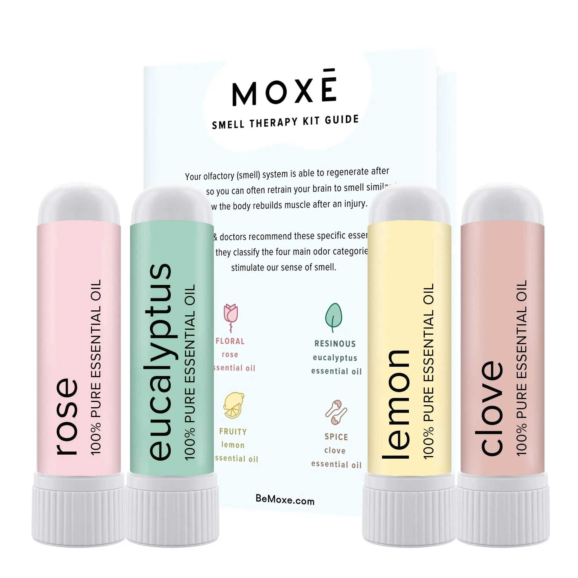 MOXĒ Smell Training Kit, Made in USA, 4 Essential Oils, Olfactory Regeneration, Helps Restore Sense MOXE Au supplements
