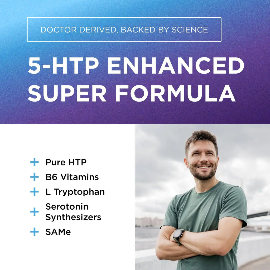 DR. EMIL NUTRITION 200 MG 5-HTP Plus with SAM-e to Maintain Normal Healthy Sleep and Create a Sense of Wellbeing - 5HTP Supplement with Vitamin DR. EMIL NUTRITION Au supplements
