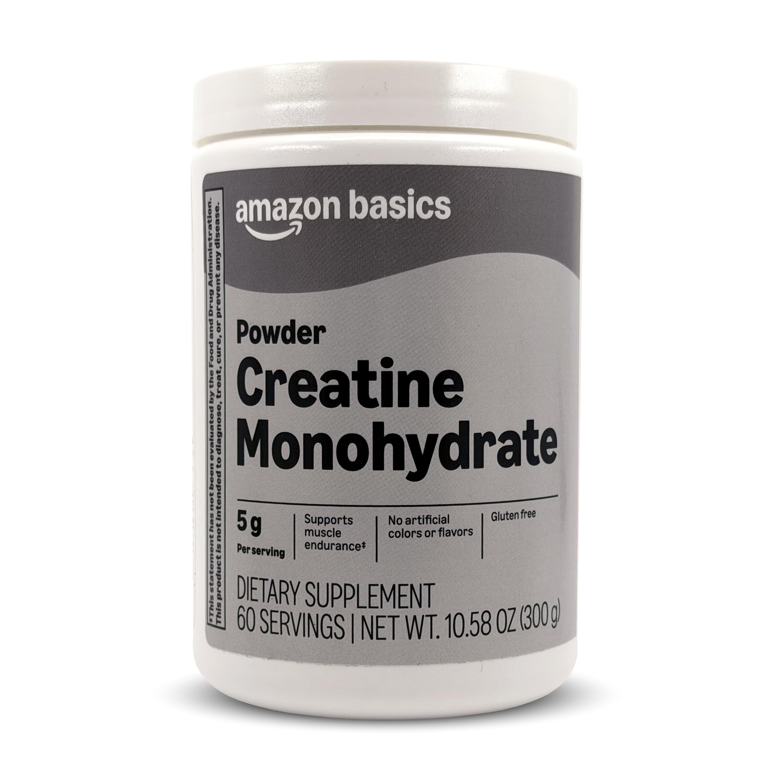 Amazon Basics Creatine Monohydrate Powder, 10.58 oz, 60 Servings Amazon Basics Au supplements