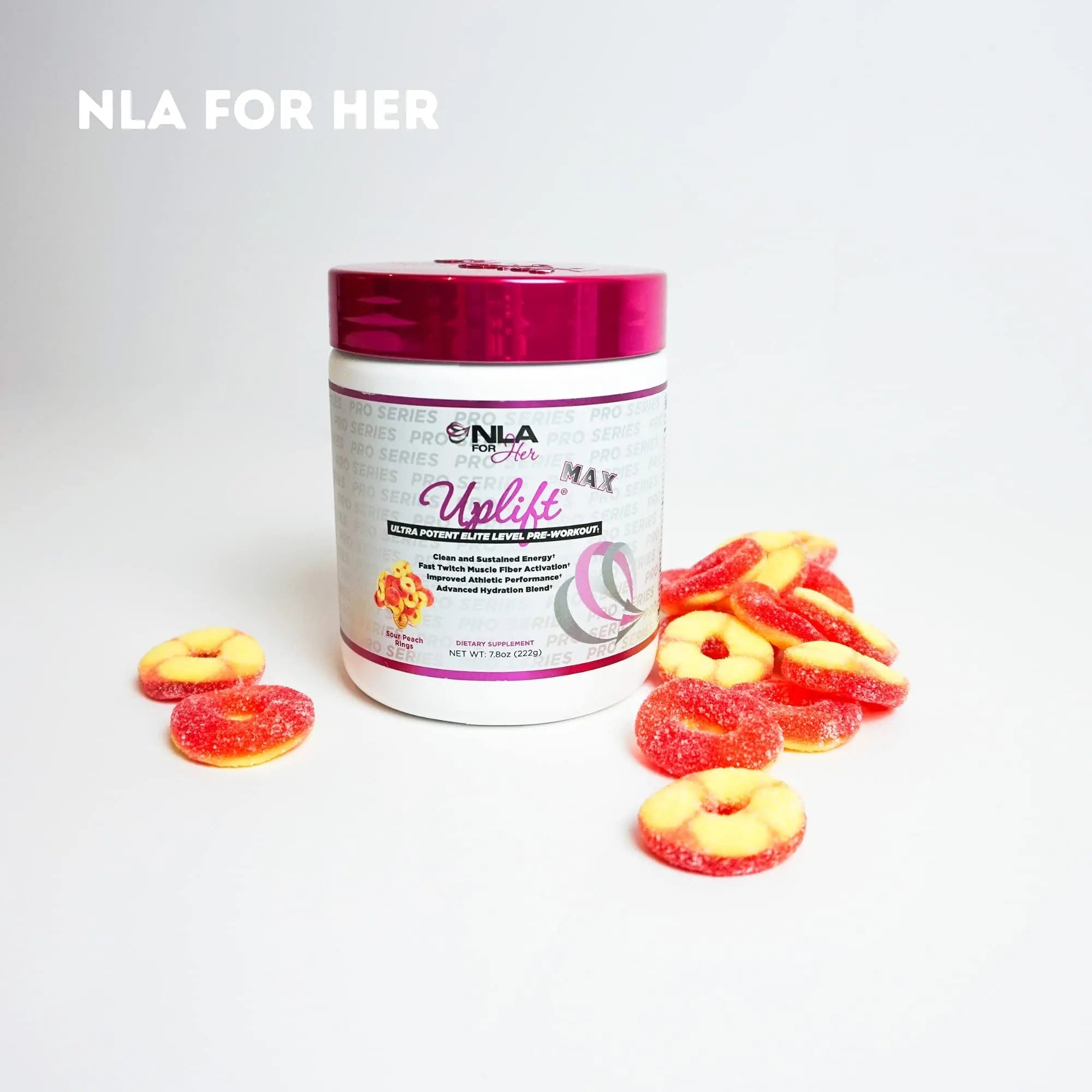 NLA for Her Pre/Intra Workout Stack (Includes Her Thermogenic Amino Georgia Peach NLA for Her Au supplements