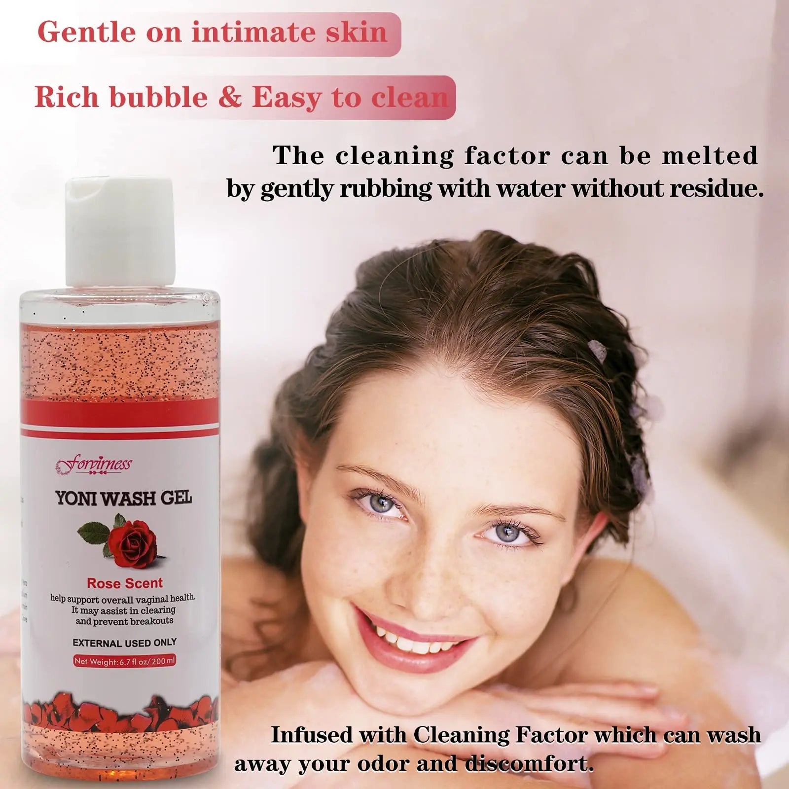 forvirness Feminine Wash with Cleaning Factor, Vaginal Wash - Clean, Remove Odor, pH Balance forvirness Au supplements