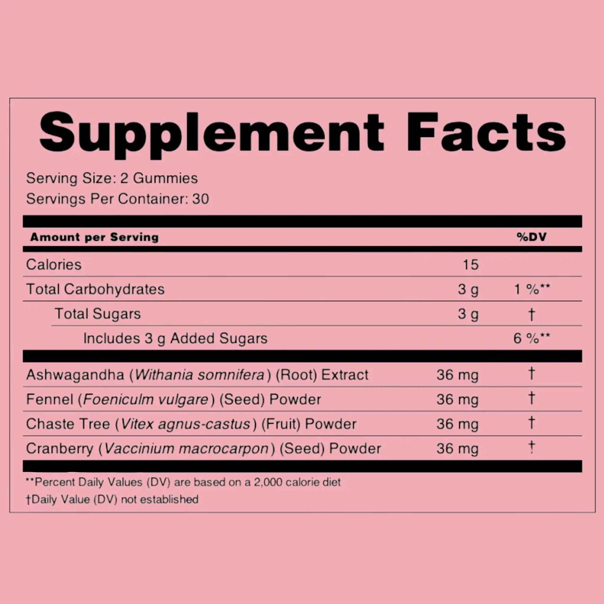 nixit PMS Support Gummies | Chasteberry & Ashwagandha | Vegan | Mixed Berry Naturally Flavoured Supplement | May Help with Relief from Bloating, Cramps, Breast Pain & Mood Swings (60 Gummies) nixit Au supplements