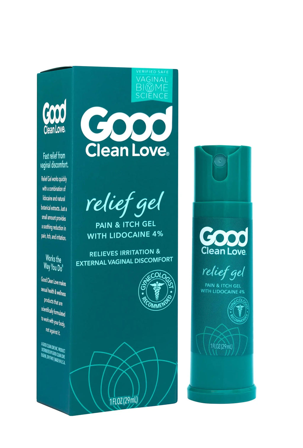 Good Clean Love Relief Gel Pain & Itch with Lidocaine 4%, Fast-Acting Relief from Pain, Itch, and Irritation Good Clean Love Au supplements