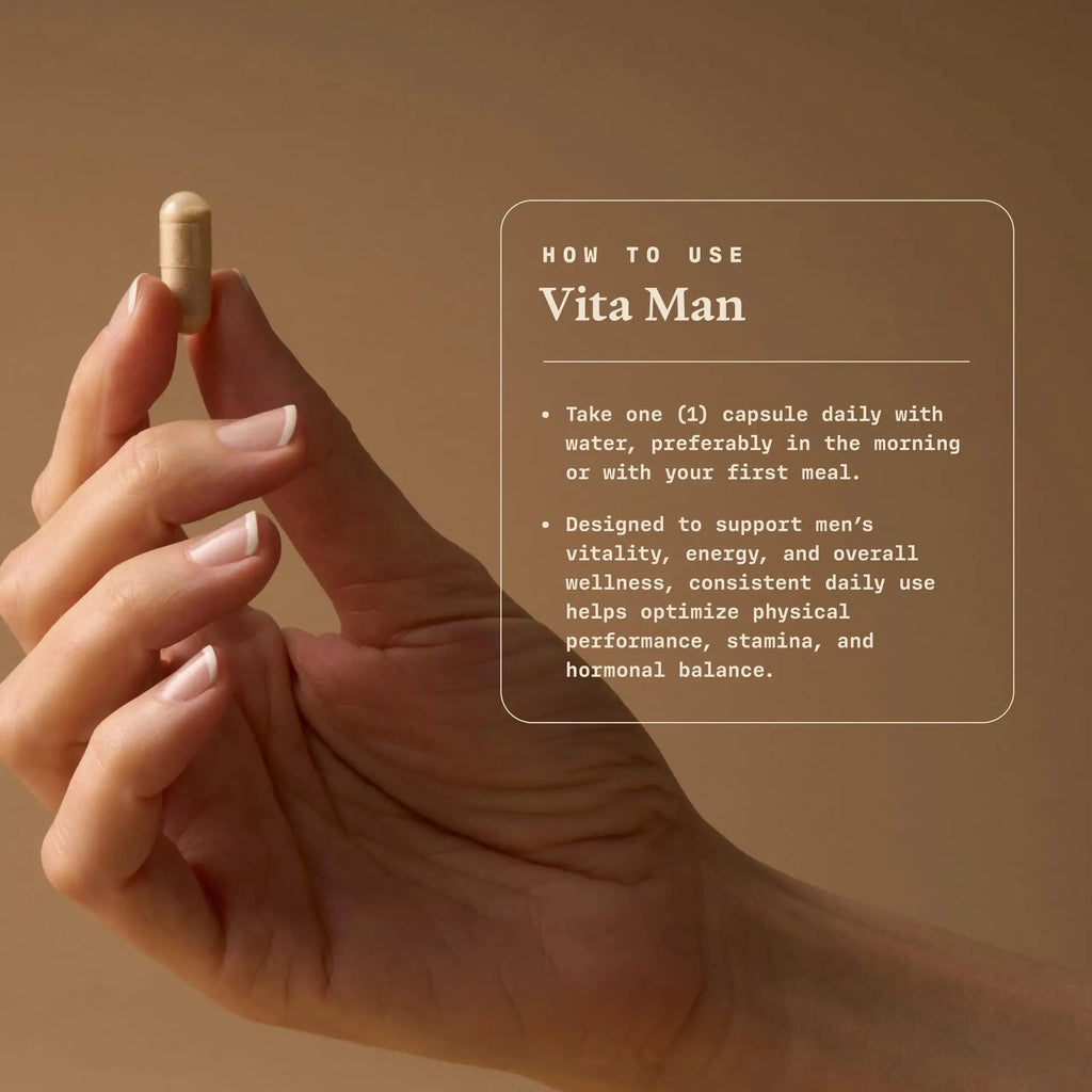 Ultra Life Sport - VITA Man Premium Men's Multivitamin - 30 Capsule Daily Vitamins for Men with Vitamin E, K2 MK-7, and B Vitamins for Maximum Absorption Ultra Life Sport Au supplements
