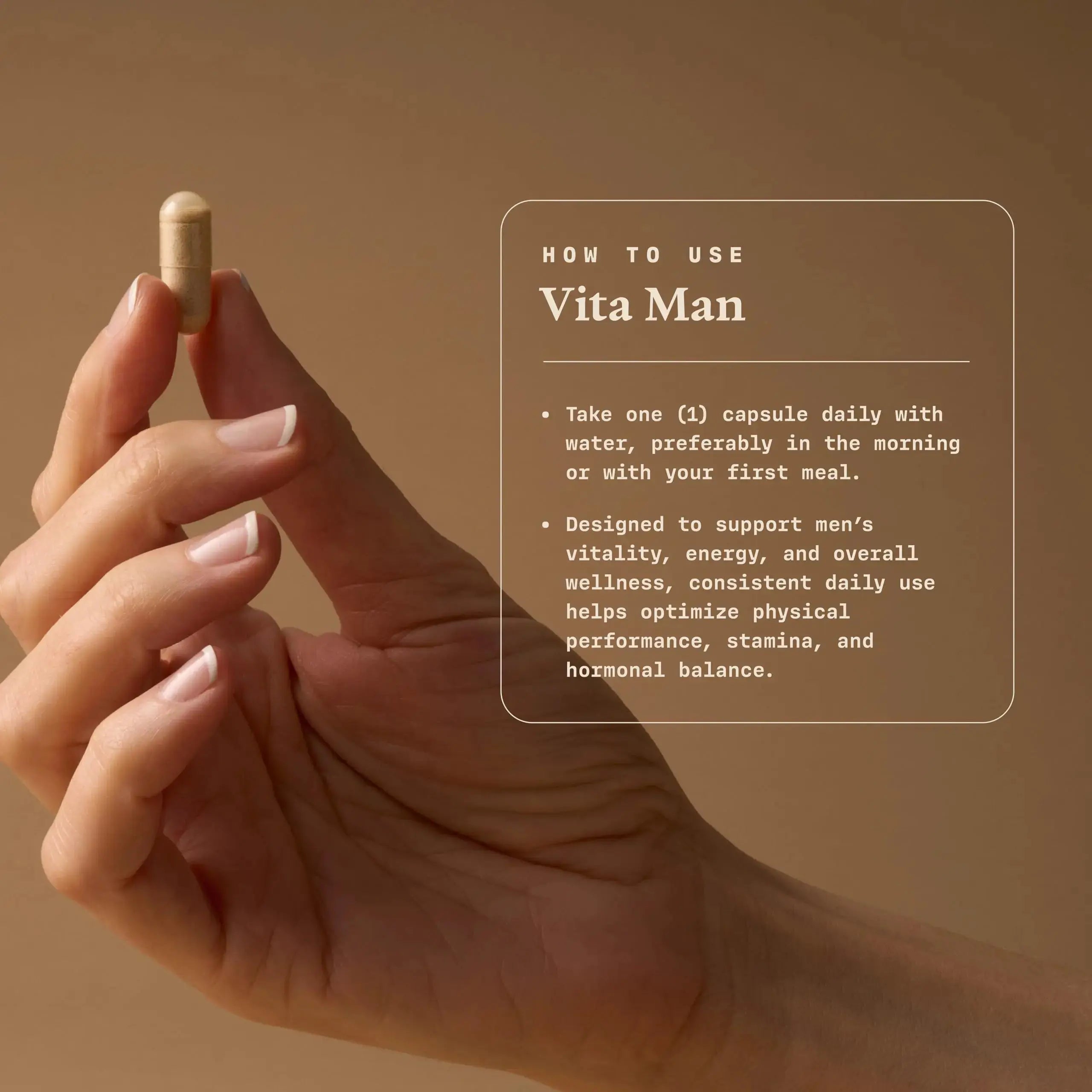 Ultra Life Sport - VITA Man Premium Men's Multivitamin - 30 Capsule Daily Vitamins for Men with Vitamin E, K2 MK-7, and B Vitamins for Maximum Absorption Ultra Life Sport Au supplements