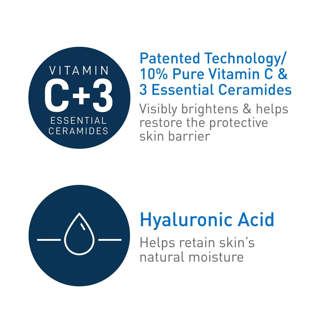 CeraVe Vitamin C Serum with Hyaluronic Acid | Skin Brightening Serum for Face CeraVe Au supplements