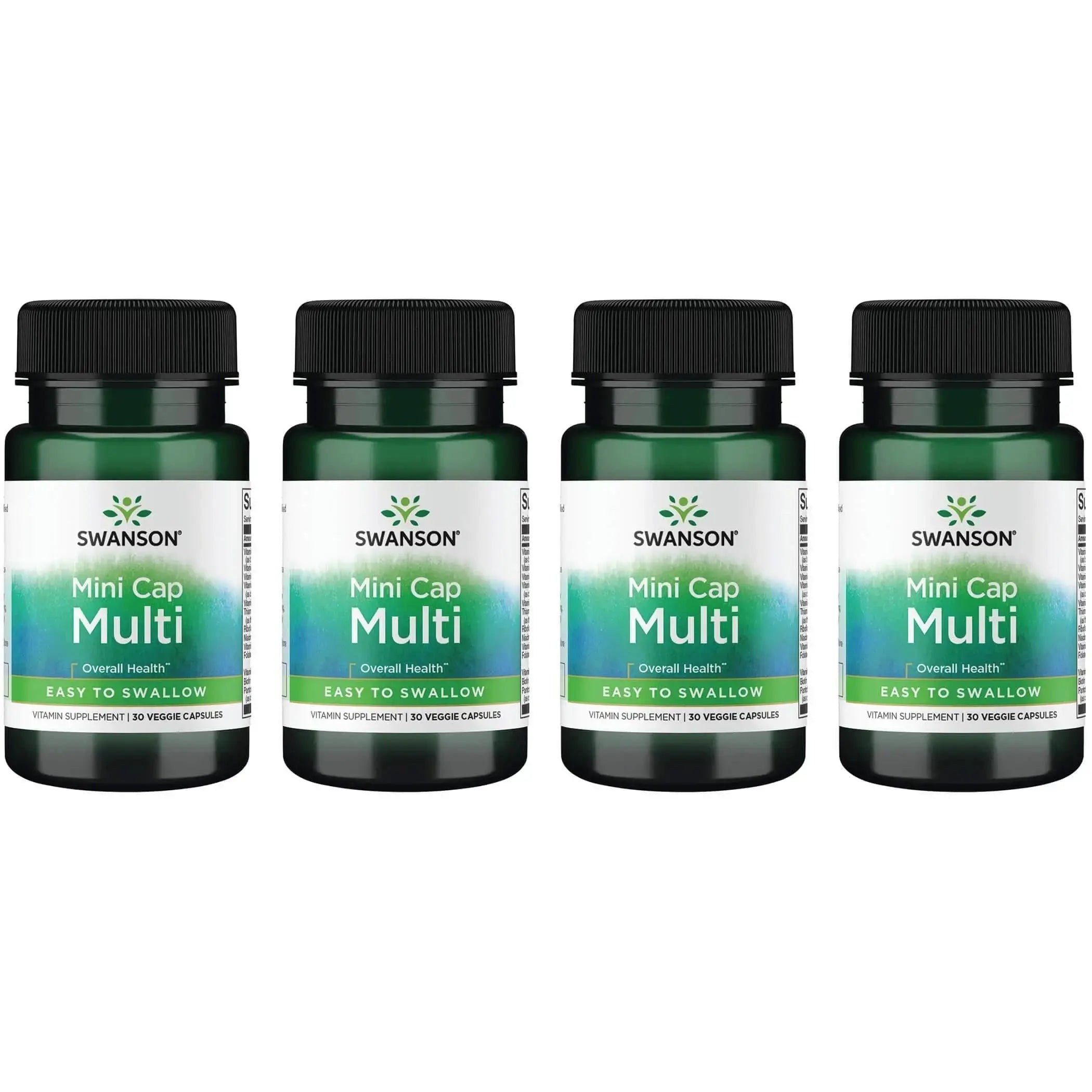 Swanson Daily Multivitamin Without Minerals 30 Veg Capsules (4 Pack) Swanson Au supplements