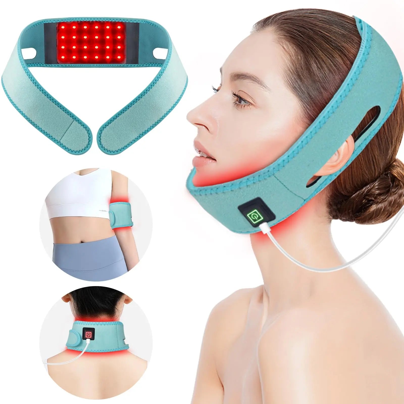 Red Light Therapy for Neck, Yasinaner Red Infrared Light Therapy Pad for Neck 660nm Red Light yasinaner Au supplements