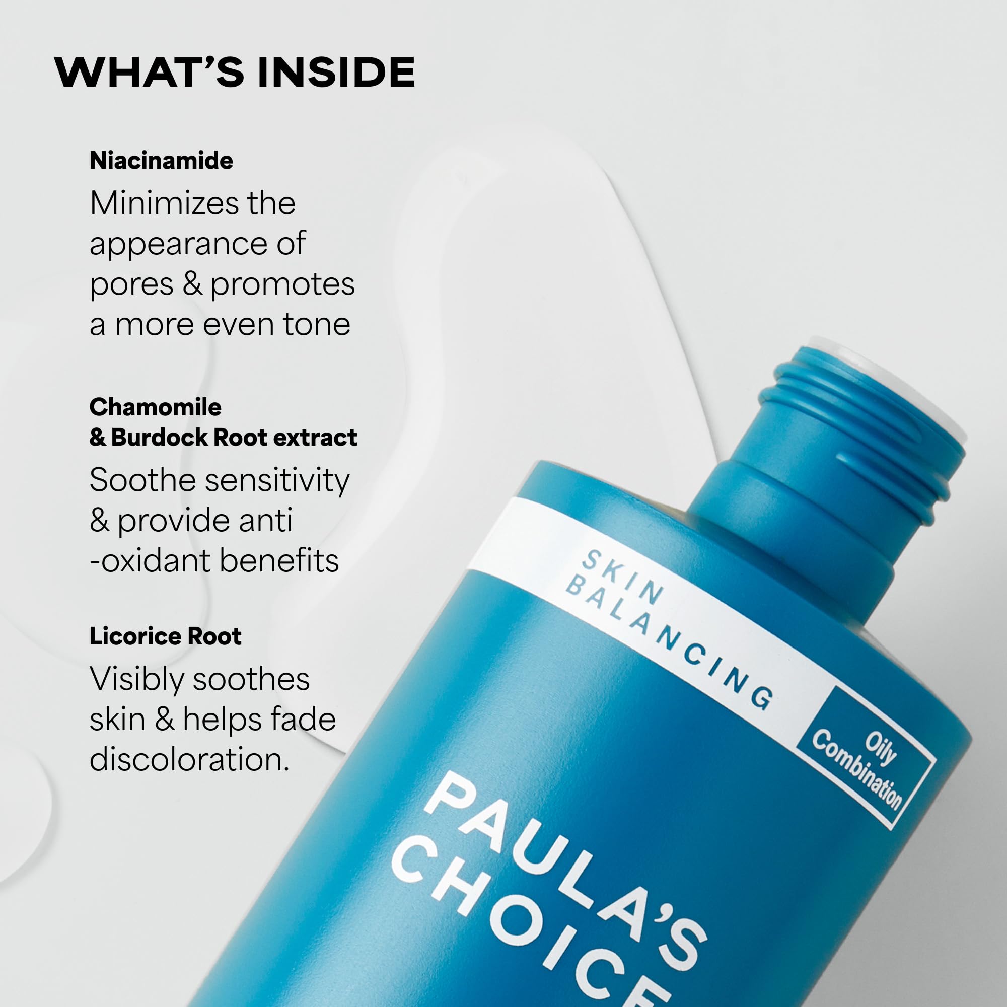 Paula's Choice Skin Balancing Pore-Reducing Face Toner with Niacinamide, for Oily Skin & Combination, Minimizes Large Pores,