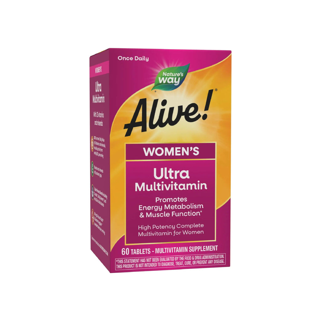 Nature's Way Alive! Women's Daily Ultra Multivitamin, High Potency Formula, Promotes Energy Metabolism and Muscle Function Nature's Way Au supplements
