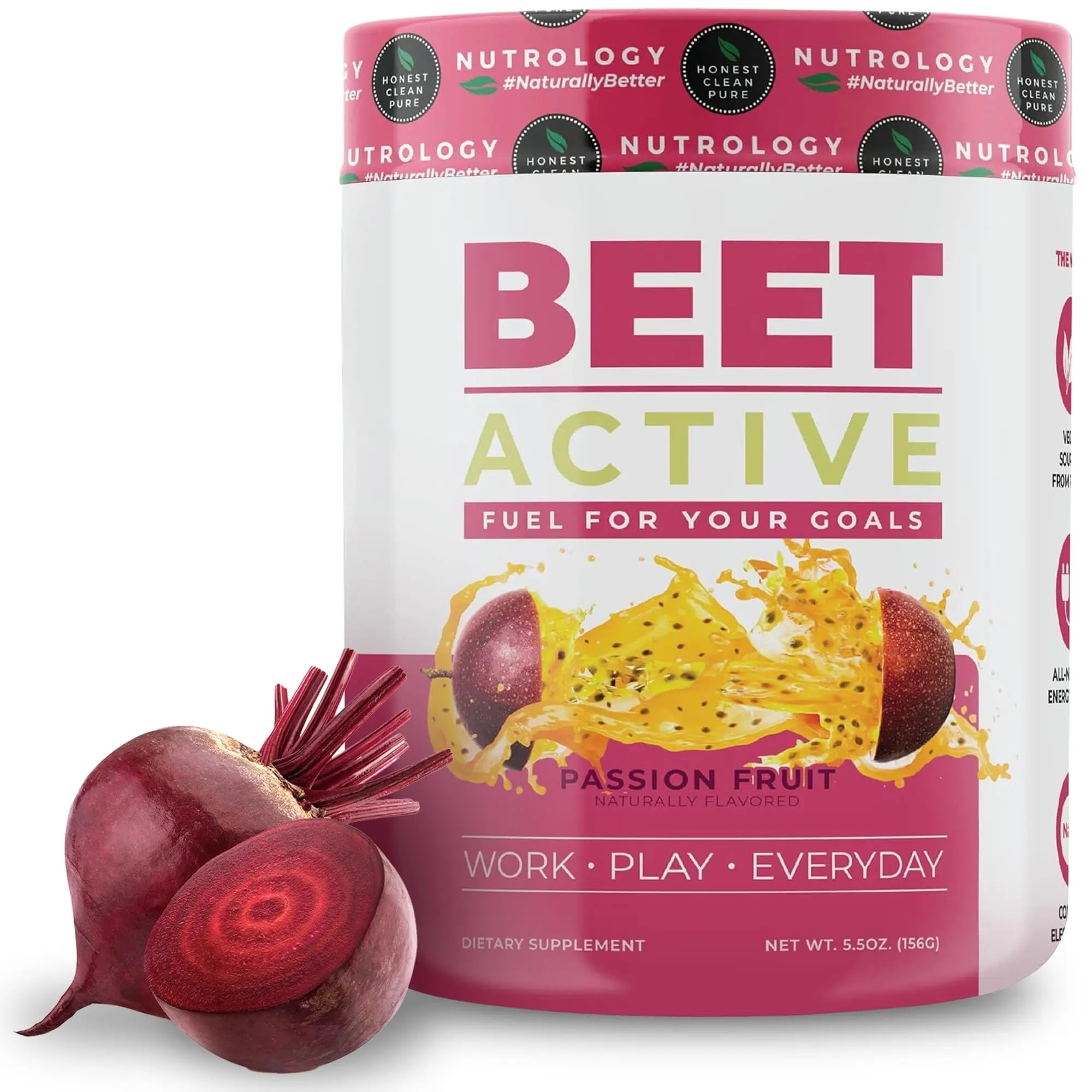 Nutrology Beet Active, Natural Pre-Workout Powder, Supports Energy, Endurance & Nitric Nutrology Au supplements
