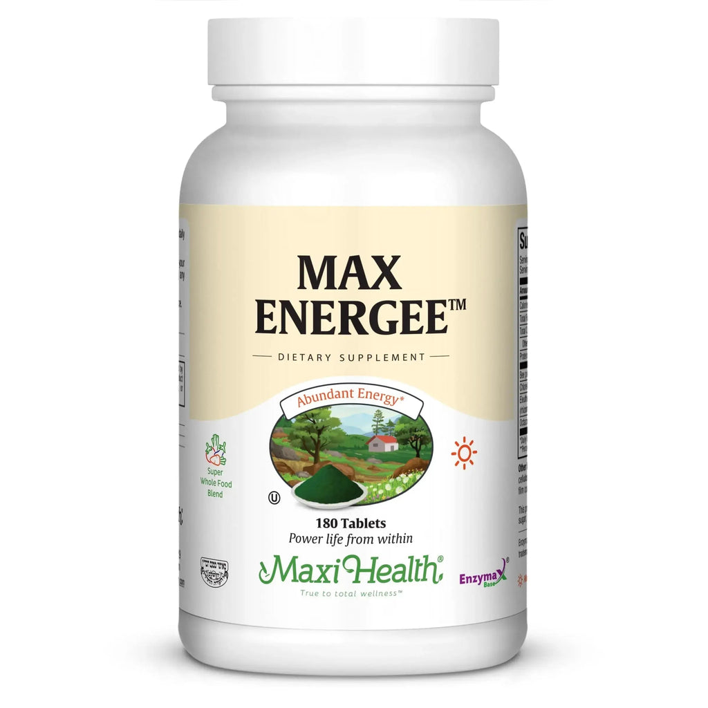 Maxi Health Max Energee - Natural Energy and Stamina Booster - 180 Tablets - Kosher Maxi Health Au supplements