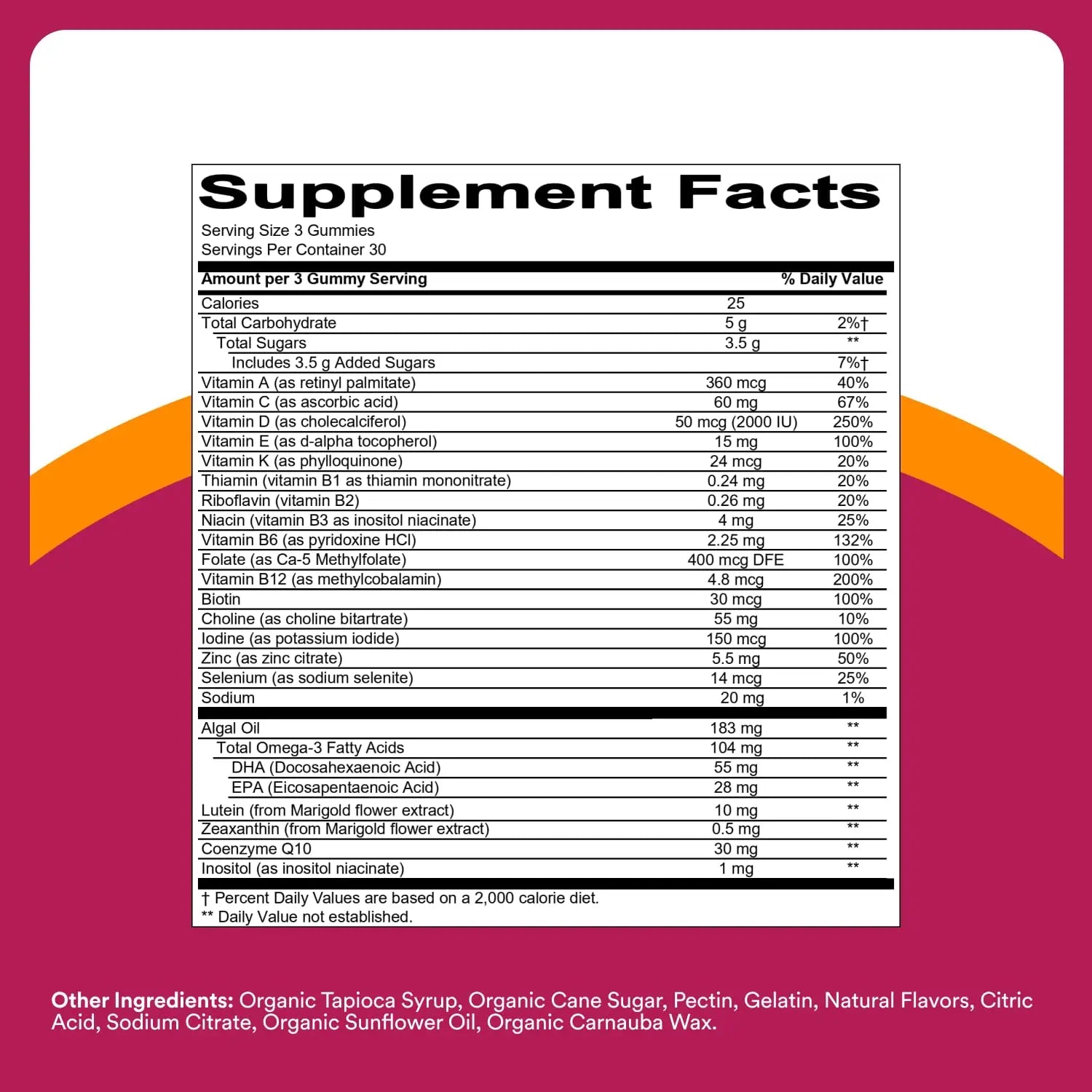 SmartyPants Multivitamin Gummy for Women 50 and Over - Improved Formula: Omega 3 (DHA/EPA), Methylfolate, CoQ10, Vitamin D3, C SmartyPants Au supplements