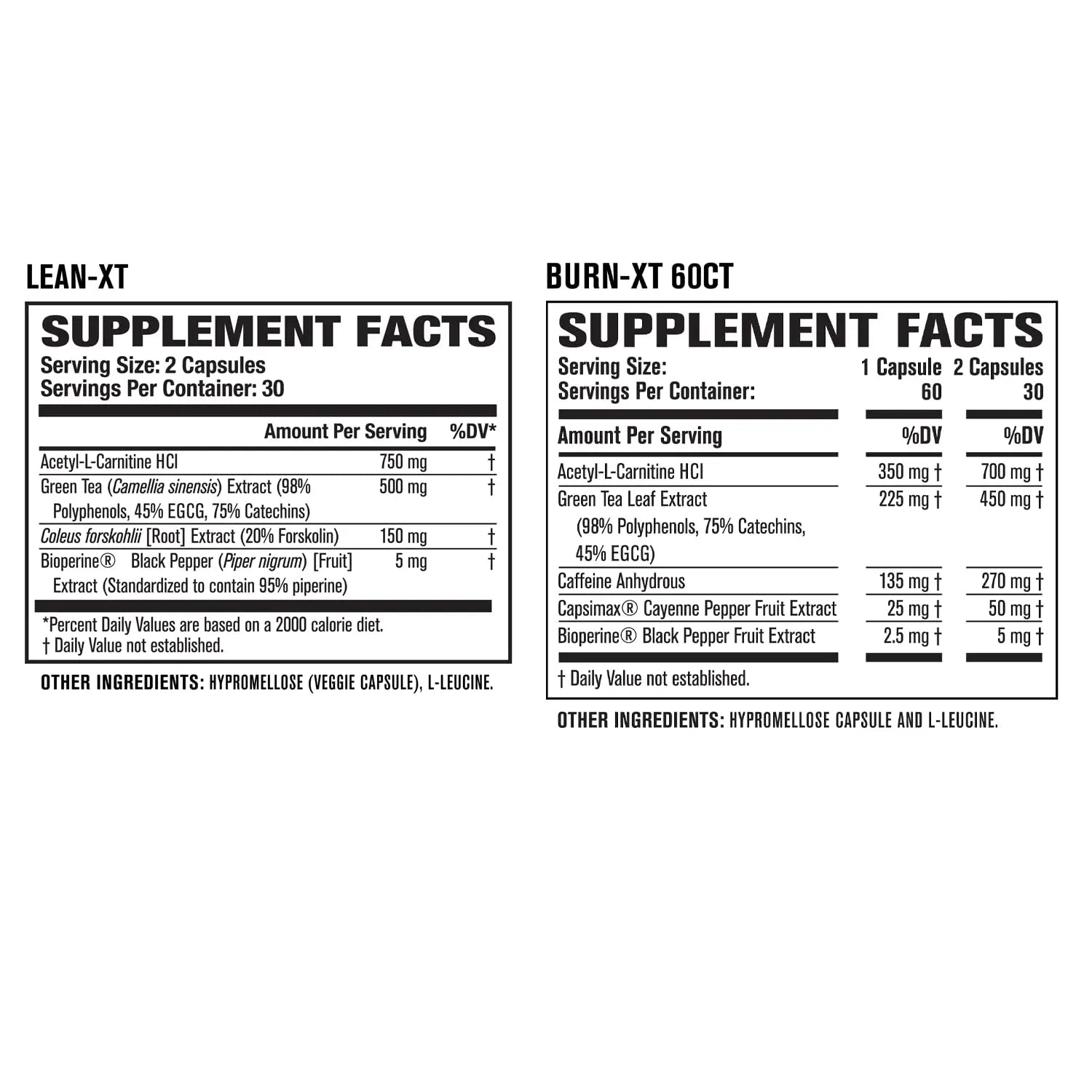 Burn-XT Thermogenic Fat Burner, Lean PM Nighttime Fat Burner & Sleep Aid Jacked Factory Au supplements