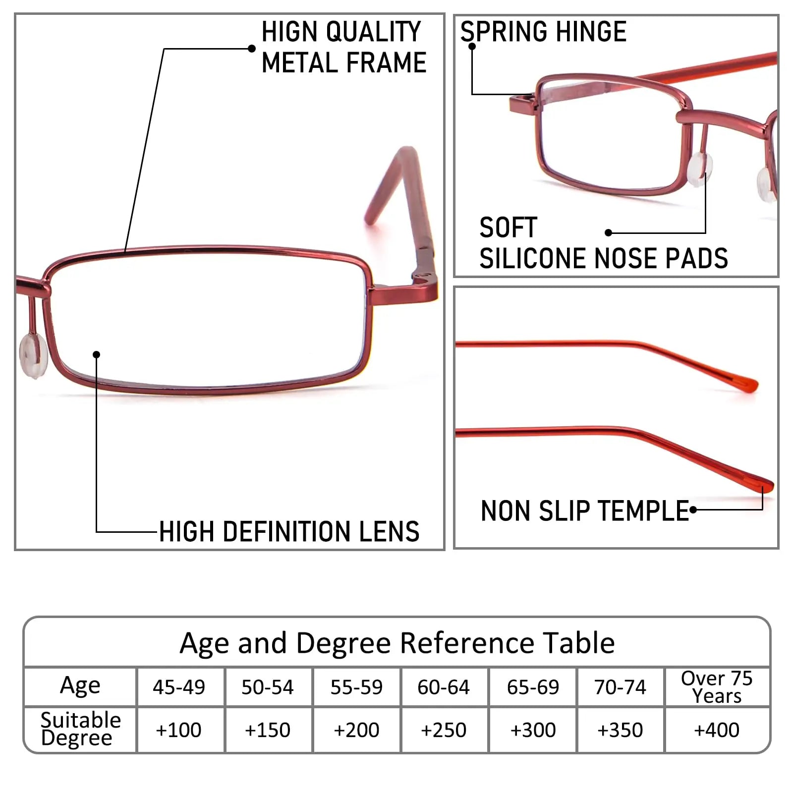 REAVEE 3 Pack Slim Pen Reading Glasses Small Tube Stylish Readers for Women Men REAVEE Au supplements