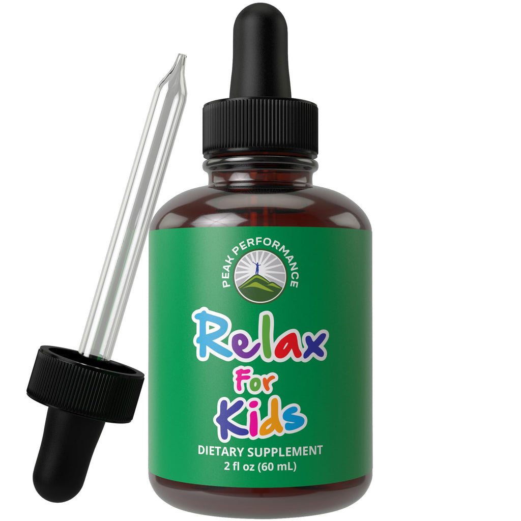 Kids Calm Liquid Drops. Aid for Relaxation, Calming, Optimal Sleep With Chamomile, Magnesium. No Bitter Taste. Kids Won't Know They're Taking It. Sugar Free 9-in-1 Vegan Supplement. Non-Habit Forming Peak Performance Au supplements