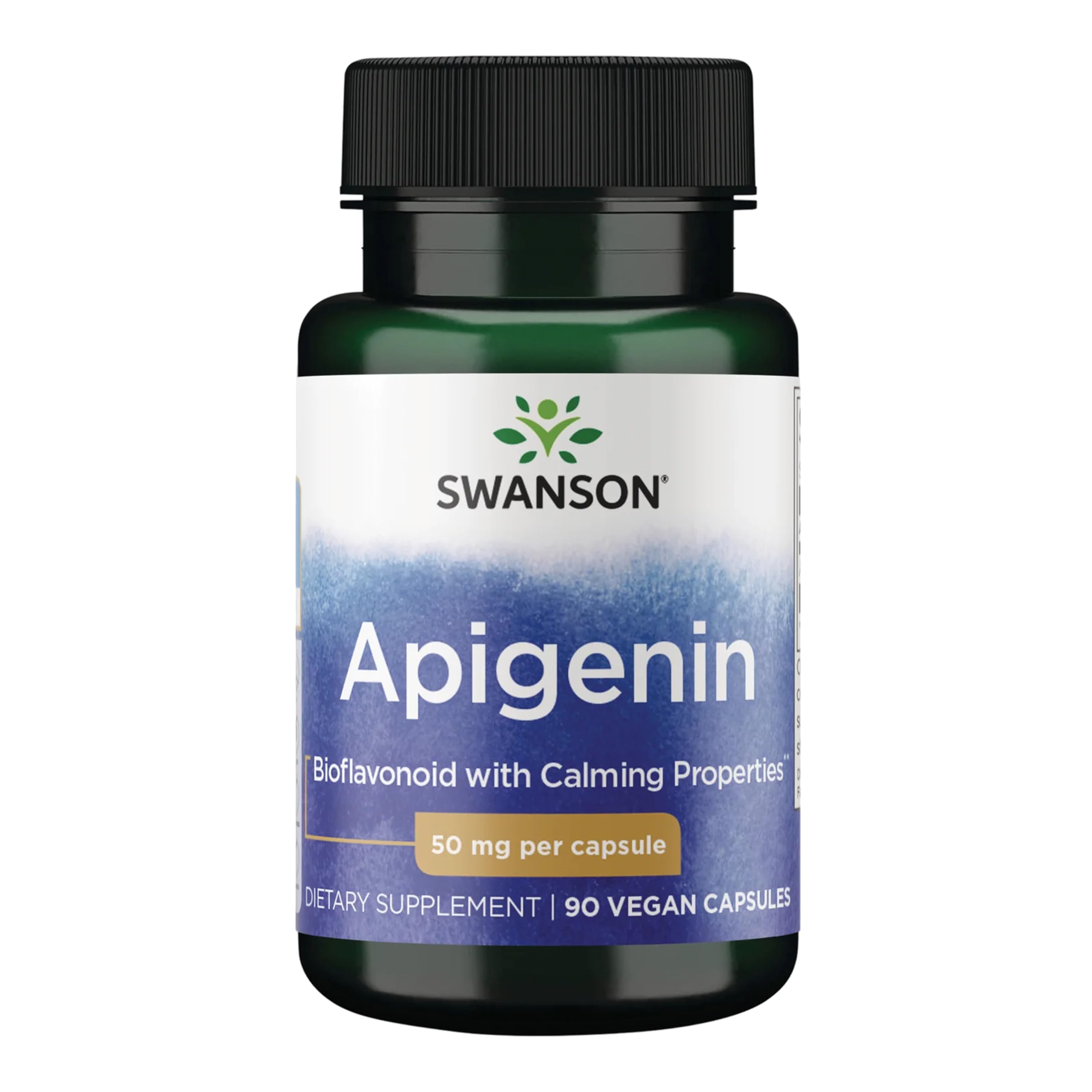 Swanson Apigenin – Sleep and Relaxation Supplement – Natural Support – 90 Caps, 50 mg (Packaging may Vary)