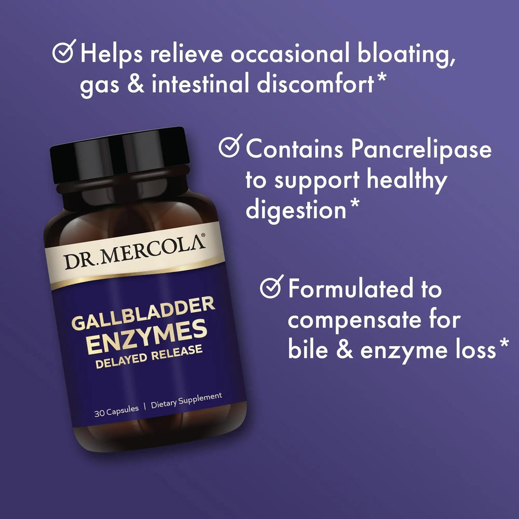 Dr. Mercola Gallbladder Enzymes, 30 Servings (30 Capsules), Dietary Supplement Dr. Mercola Au supplements