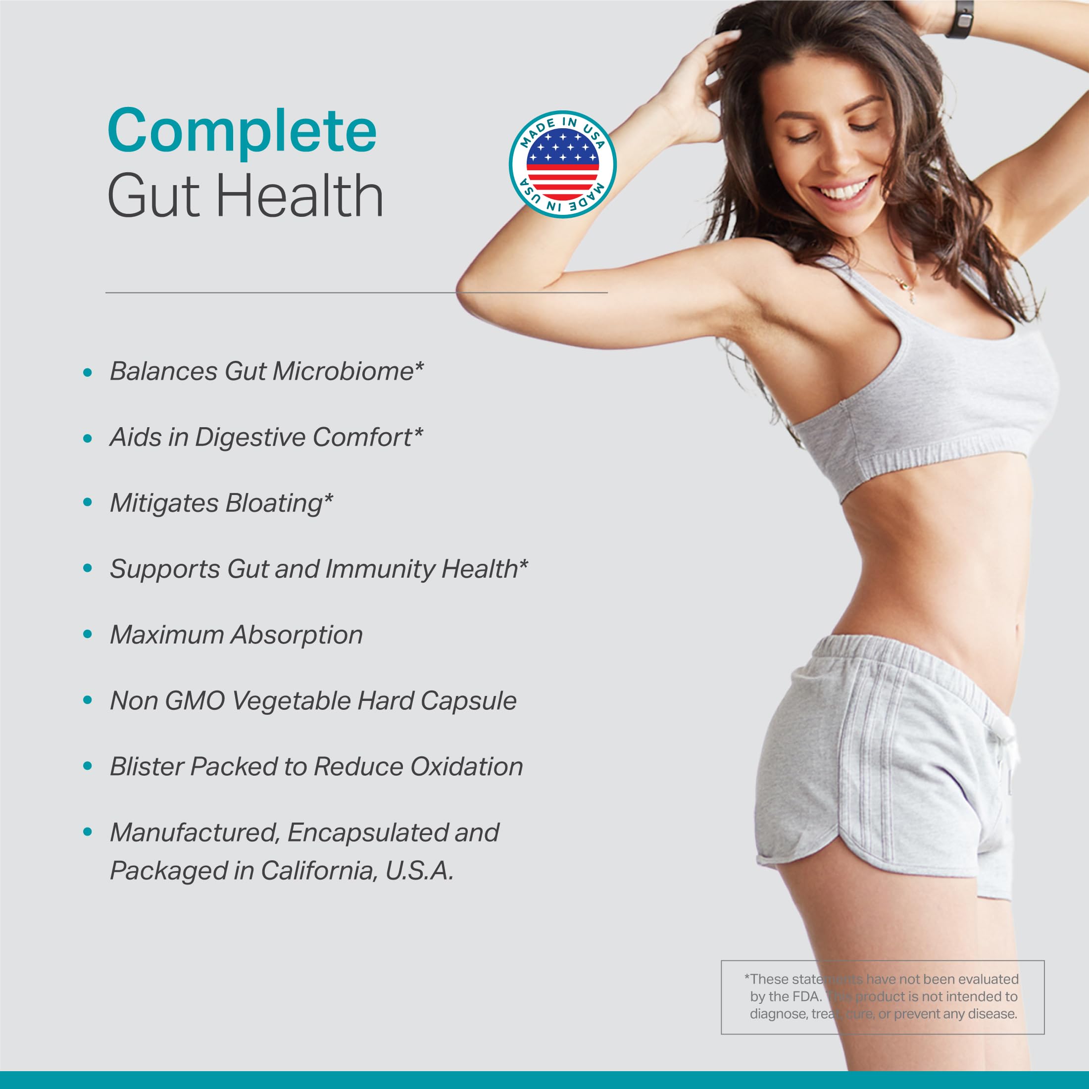 Complete Probiotic Blend: 5-in-1 Digestive Enzymes, Zinc, Postbiotic, Prebiotics and Probiotics for Women & Men, Provitalize for Women Digestive & Gut Health | 10 Strains 20 Billion CFU, 60ct Softgels Anew Vita Au supplements