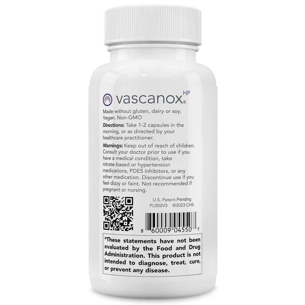 Calroy Health Sciences Vascanox HP - Next Generation Nitric Oxide Support - Up to 24 Hours on Single dose*+ Calroy Health Sciences Au supplements