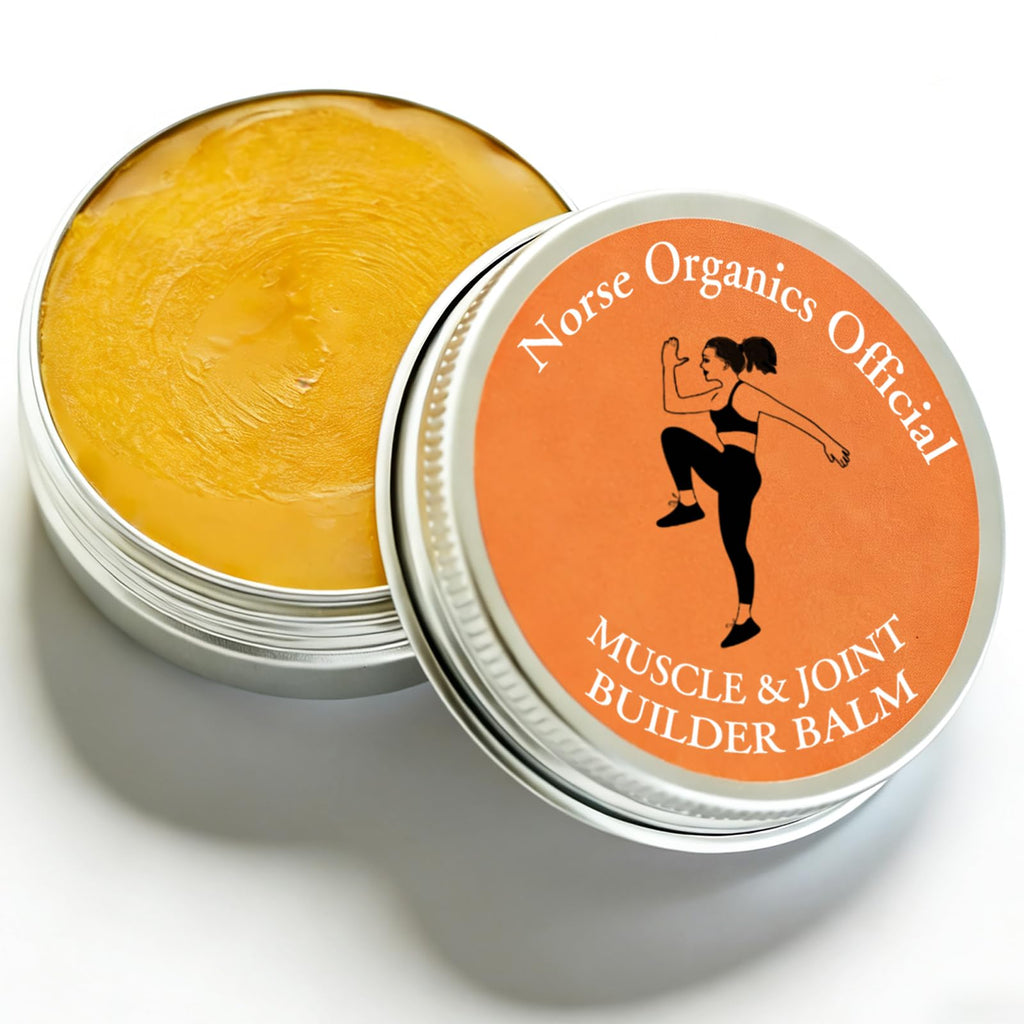 Norse Organics Official Muscle and Joint Balm, Muscle and Joint Builder Balm | Comfrey Oil, Beeswax, Arnica Oil, Jojoba Oil, Sea Buckthorn Extract, for Knee/Elbow/Shoulder/Back/Neck (1 PCS) Norse Organics Official Au supplements