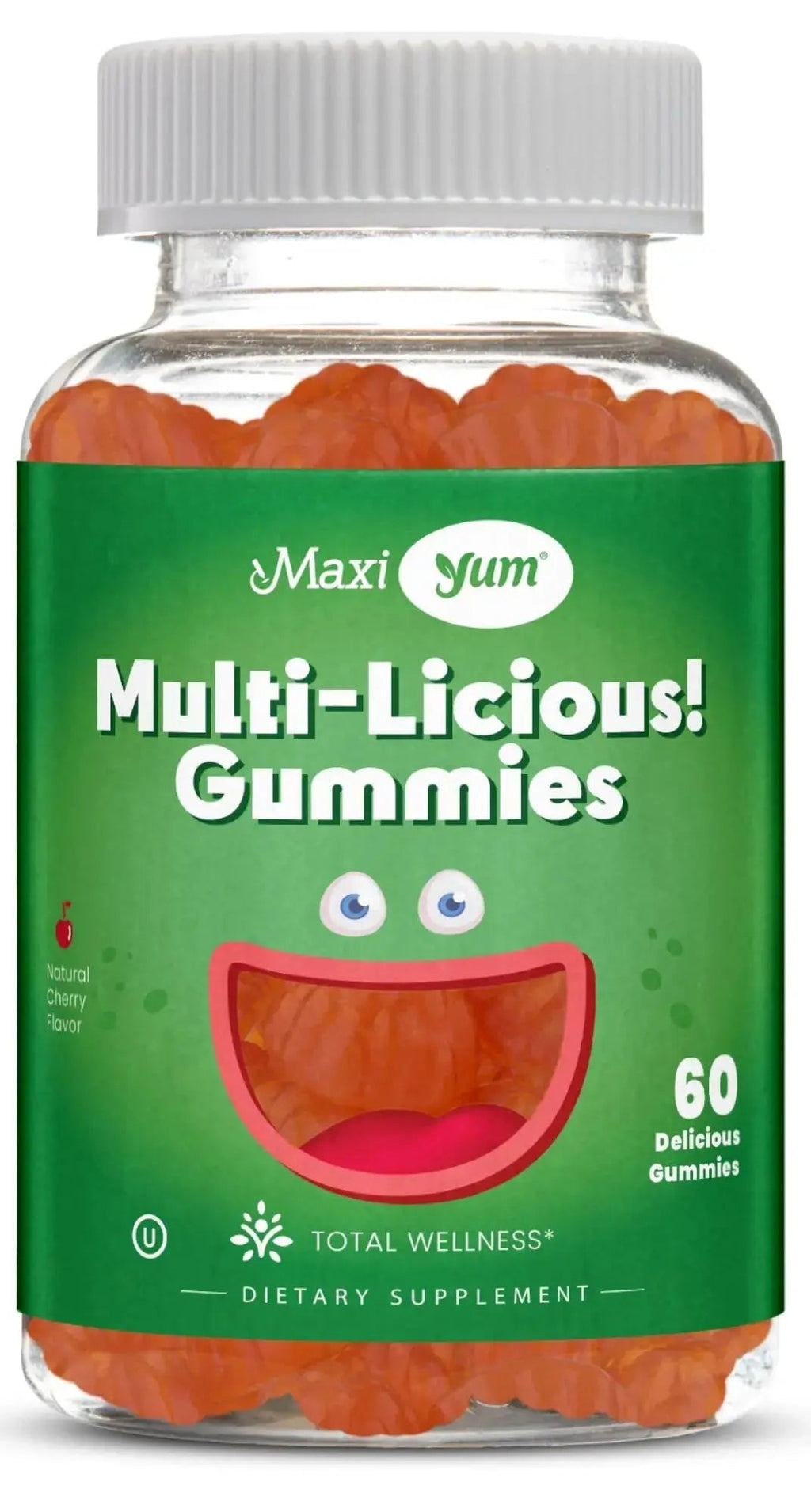 Maxi Health Multivitamin Gummies Vitamins for Adults & Kids - Cherry Flavored Gummy Multivitamins - 60 Vitamin Gummies for Women and Men Maxi Health Au supplements