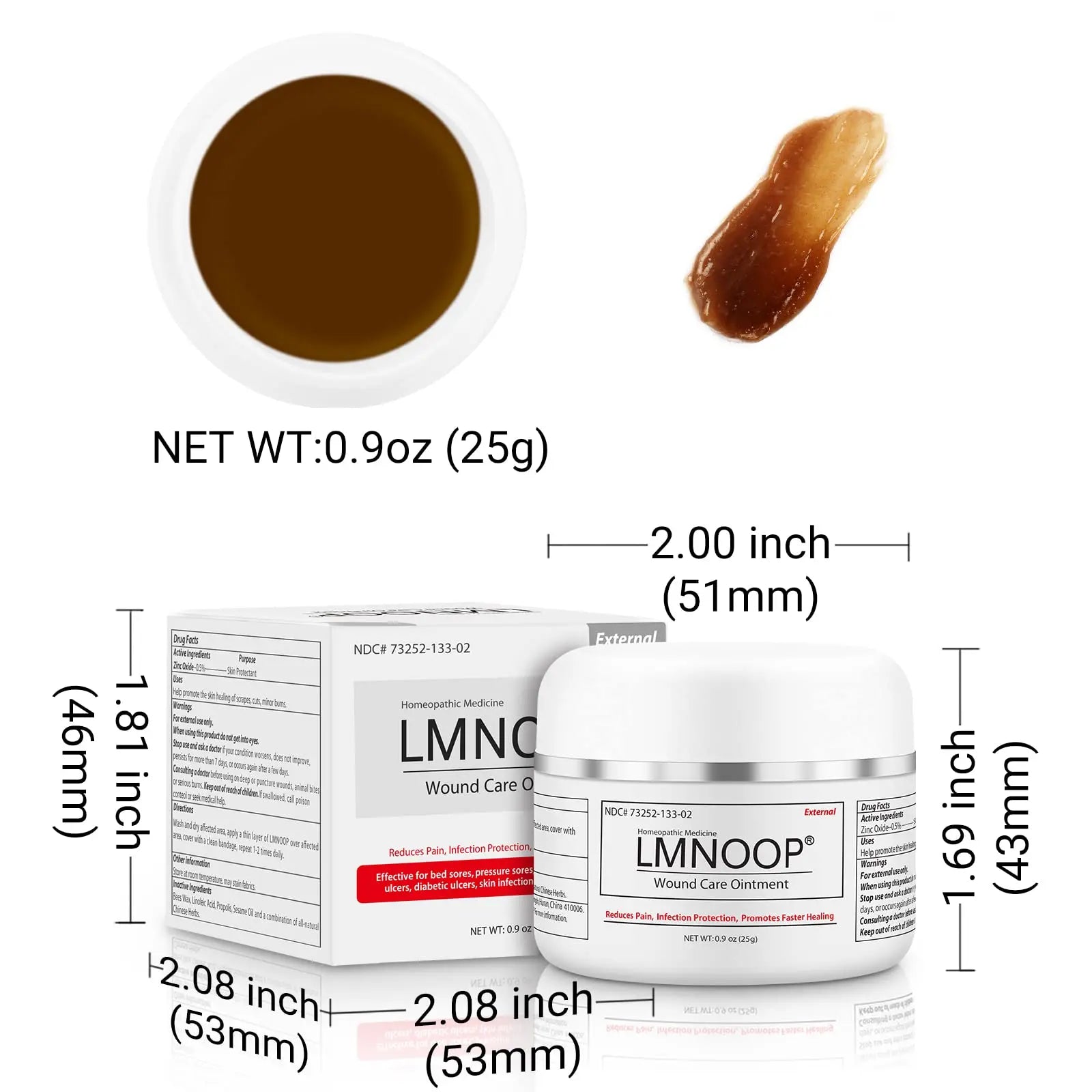 LMNOOP® Bed Sore Cream, Maximum Strength Wound Care Ointment for Infection Protection & Skin Repair LMNOOP Au supplements