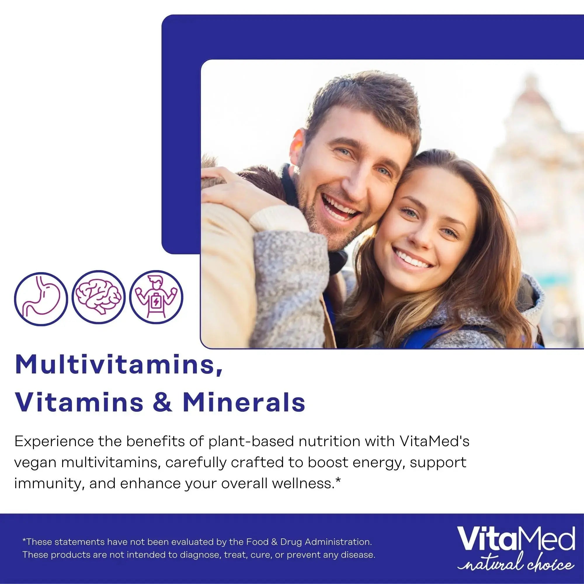 Vita Forte Vegan Multivitamin with Probiotics, Digestive Enzymes & 42 Fruits & Vegetables – Halal Certified VitaMed Au supplements