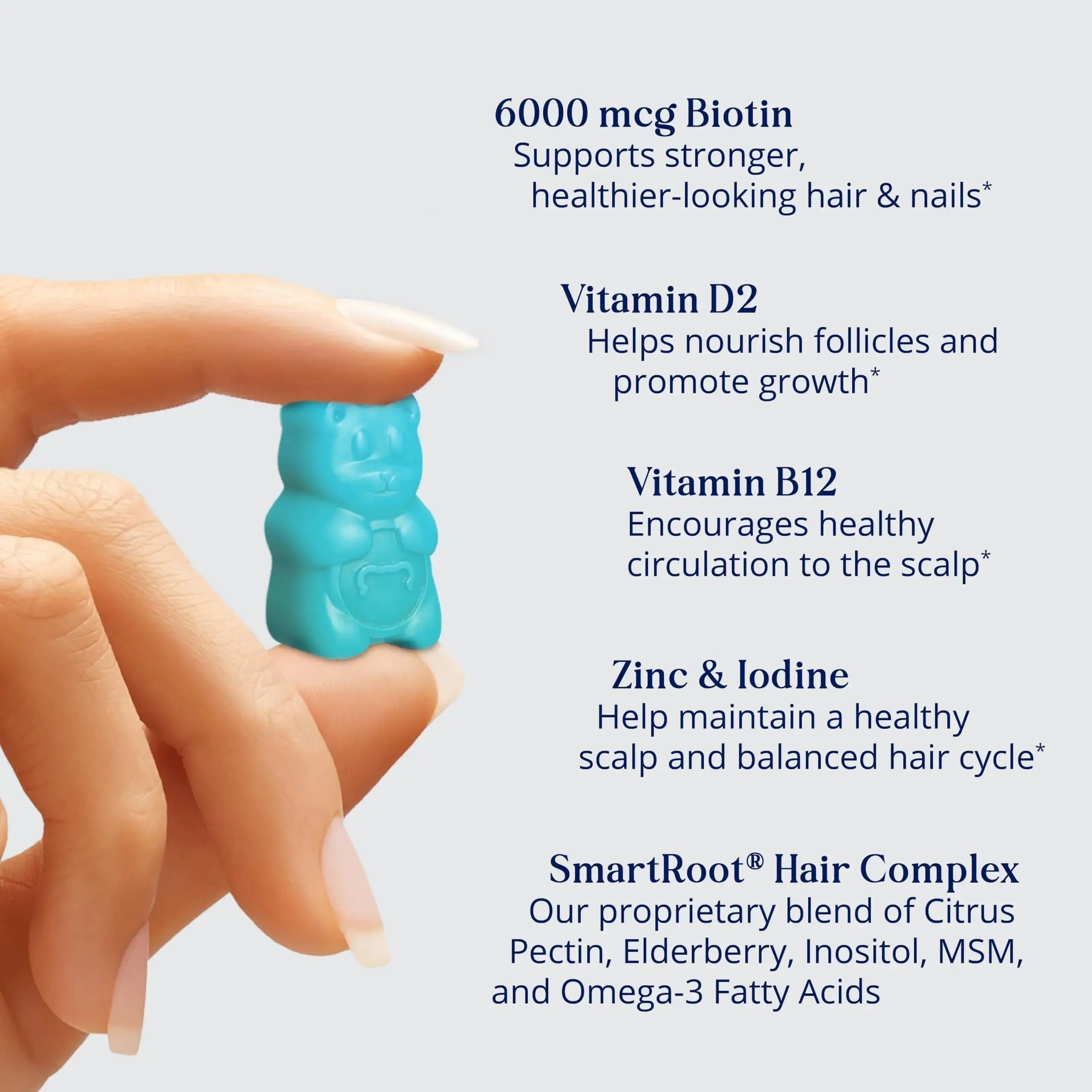 SugarBearPro Hair Vitamin Gummy 3 Month Supply Extra Strength Biotin 6000mcg, Growth for Men & Women, Vegan Vitamin B12 SugarBearHair Au supplements