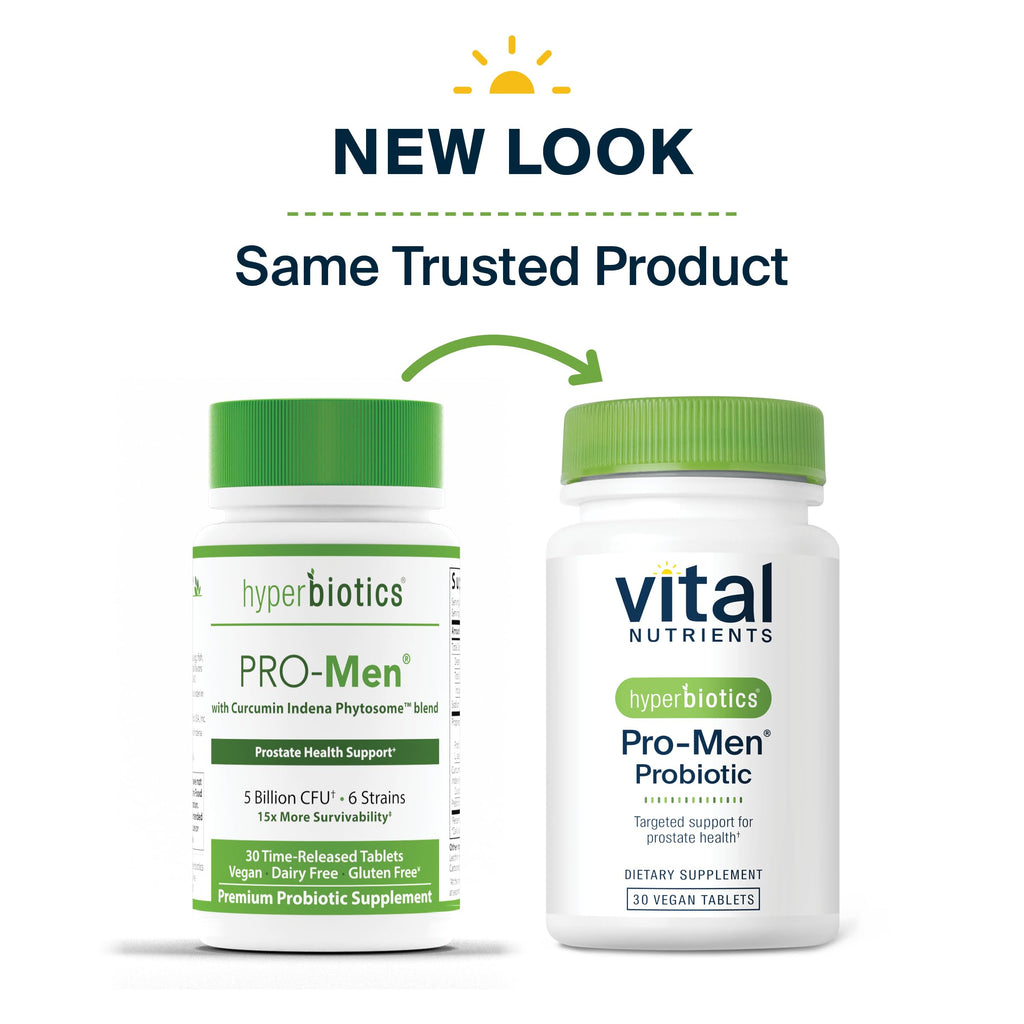 Hyperbiotics Vital Nutrients Pro Men Probiotics | Advanced Probiotics for Men | Clinically Studied for Prostate Health, Digestive Balance and Gut Health*
