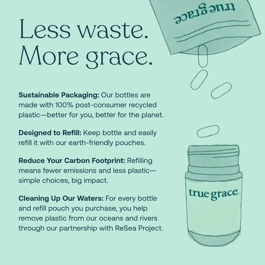 True Grace One Daily Women’s Multivitamin Fermented Minerals, Organic Adaptogens & Mushrooms Whole Body Balance, Immune, Energy, Beauty Support True Grace Au supplements