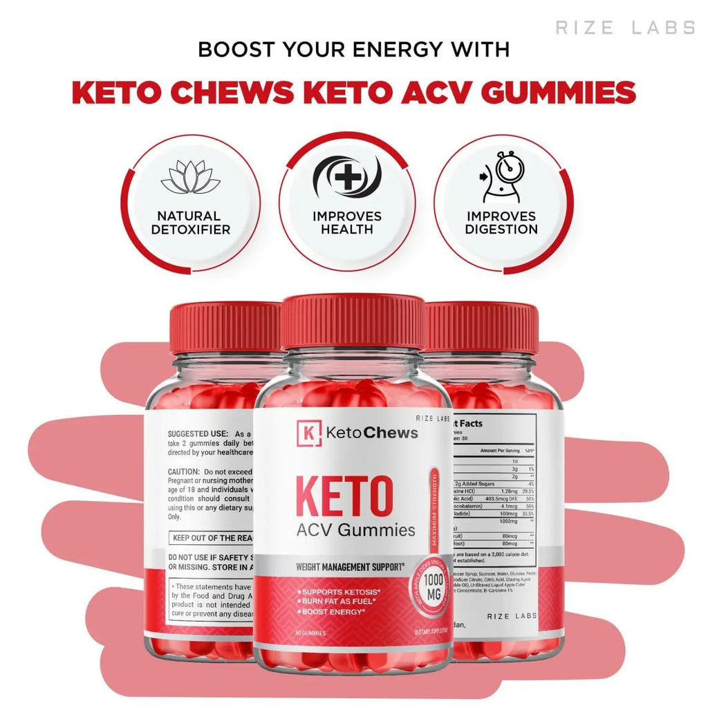 (2 Pack) Keto Chews Gummies - Keto Chews ACV Gummies for Weight Loss 525 MG rize labs Au supplements