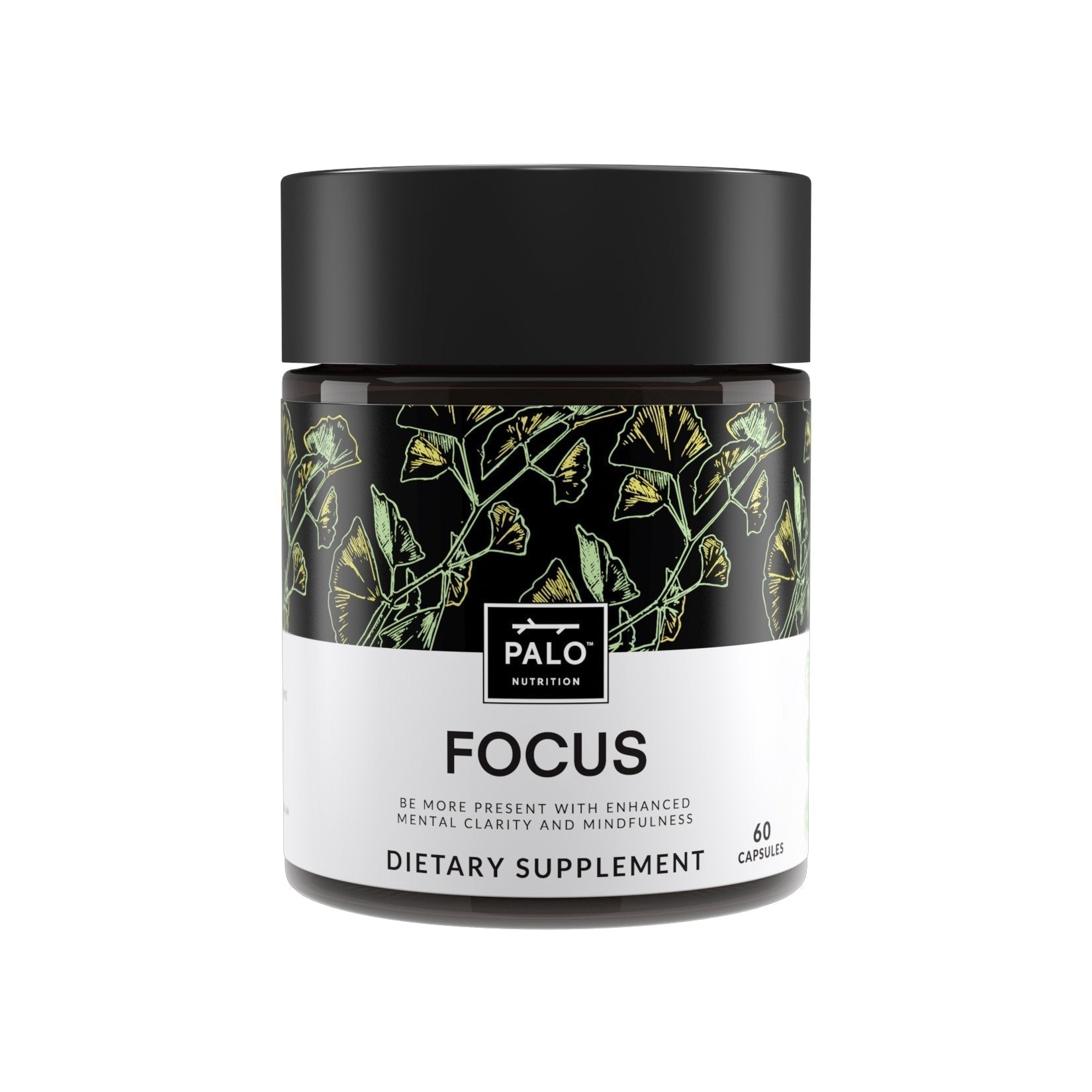 PALO Focus Brain Booster Natural Supplement Nootropic for Memory, Focus, Learning, Reall, Attention and Cognition - Ginkgo Biloba, Bacopa, Gotu Kola, Ashwagandha, Mucuna 60 Capsules PALO Au supplements