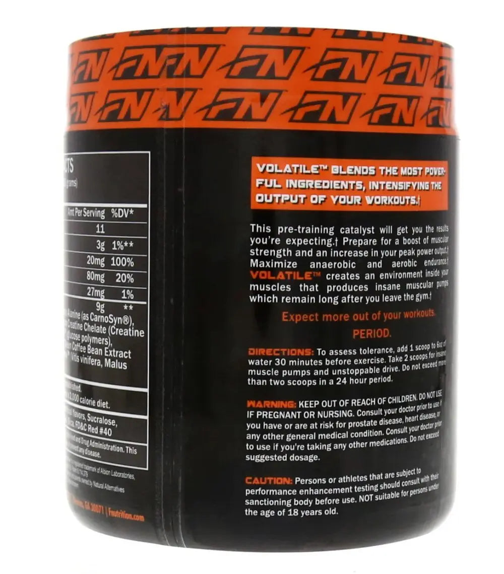 Formutech Nutrition Volatile Pre Workout, Cherry Lemonade, w/2 Forms of Creatine Formutech Nutrition Au supplements