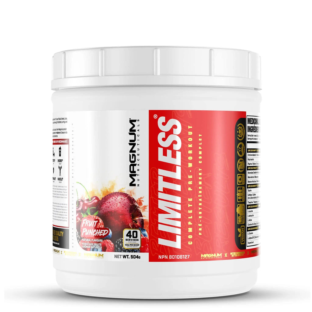 LIMITLESS Magnum 504g - Muscle Workout Powder, Sport Pre Workout for Men and Women LIMITLESS Au supplements