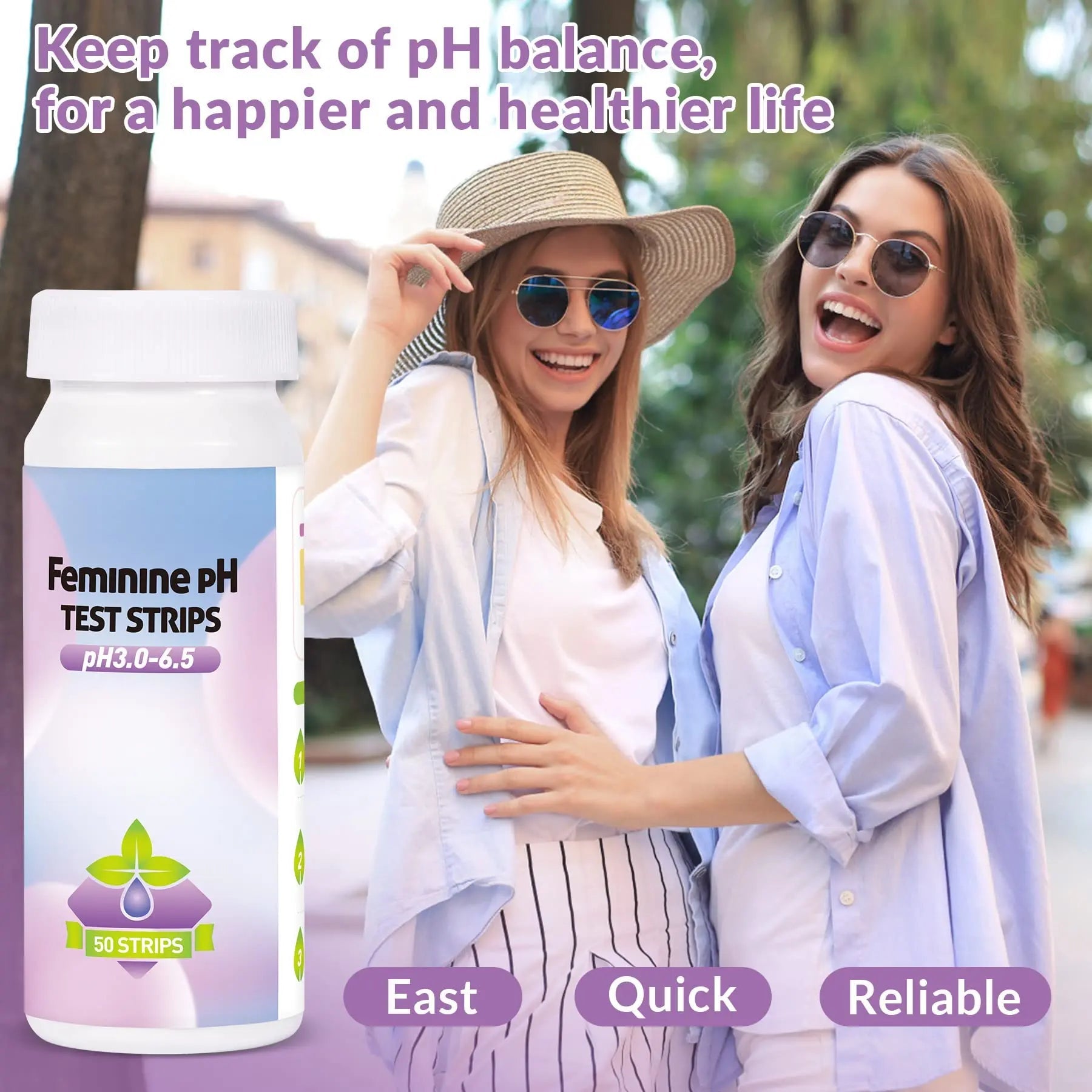 Yeast Infection Test for Women, 50 Count Vaginal pH Test Strips, BV Test Kit at Home SaySummer Au supplements