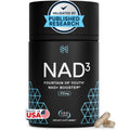 HPN NAD3 Clinical NAD+ Booster, Cellular Health & Natural Energy - NAD Supplement for Healthy Aging, Metabolic Support, NRF2 & Longevity, Nicotinamide Riboside & NMN Alternative, 120ct, 60-Day Supply HPN Au supplements