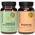 Future Kind Multivitamin Bundle - Vegan Complete Multivitamin and Vegan Essential Multivitamin - Vegan Vitamin B12, Omega 3, and Vitamin D3 - Complete Multivitamin, 42 Vitamins in 1 for Men and Women Future Kind Au supplements