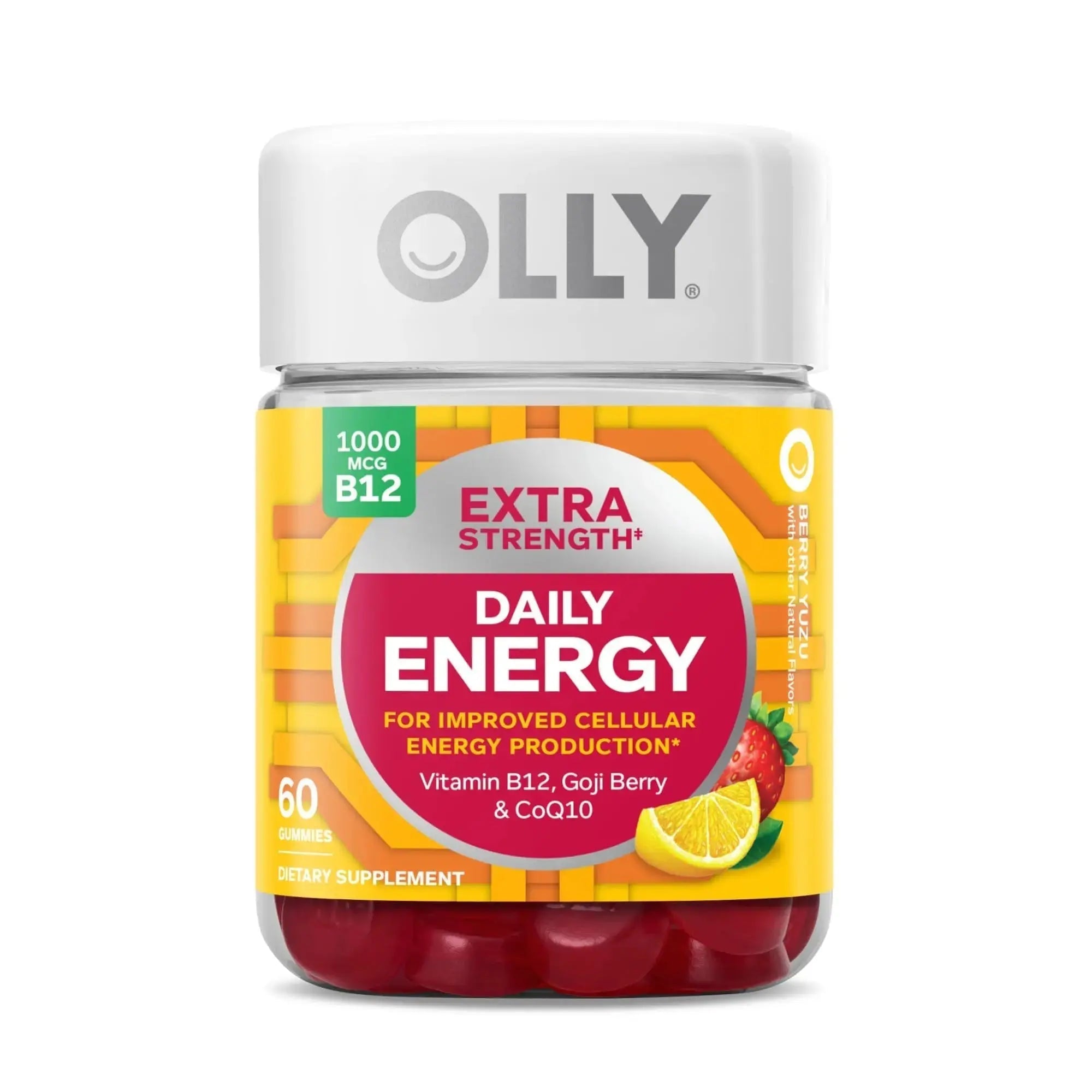 OLLY Men's Multivitamin Gummy, Overall Health and Immune Support, Vitamins A, C, D, E, B, Lycopene & Extra Strength Daily Energy Gummy OLLY Au supplements