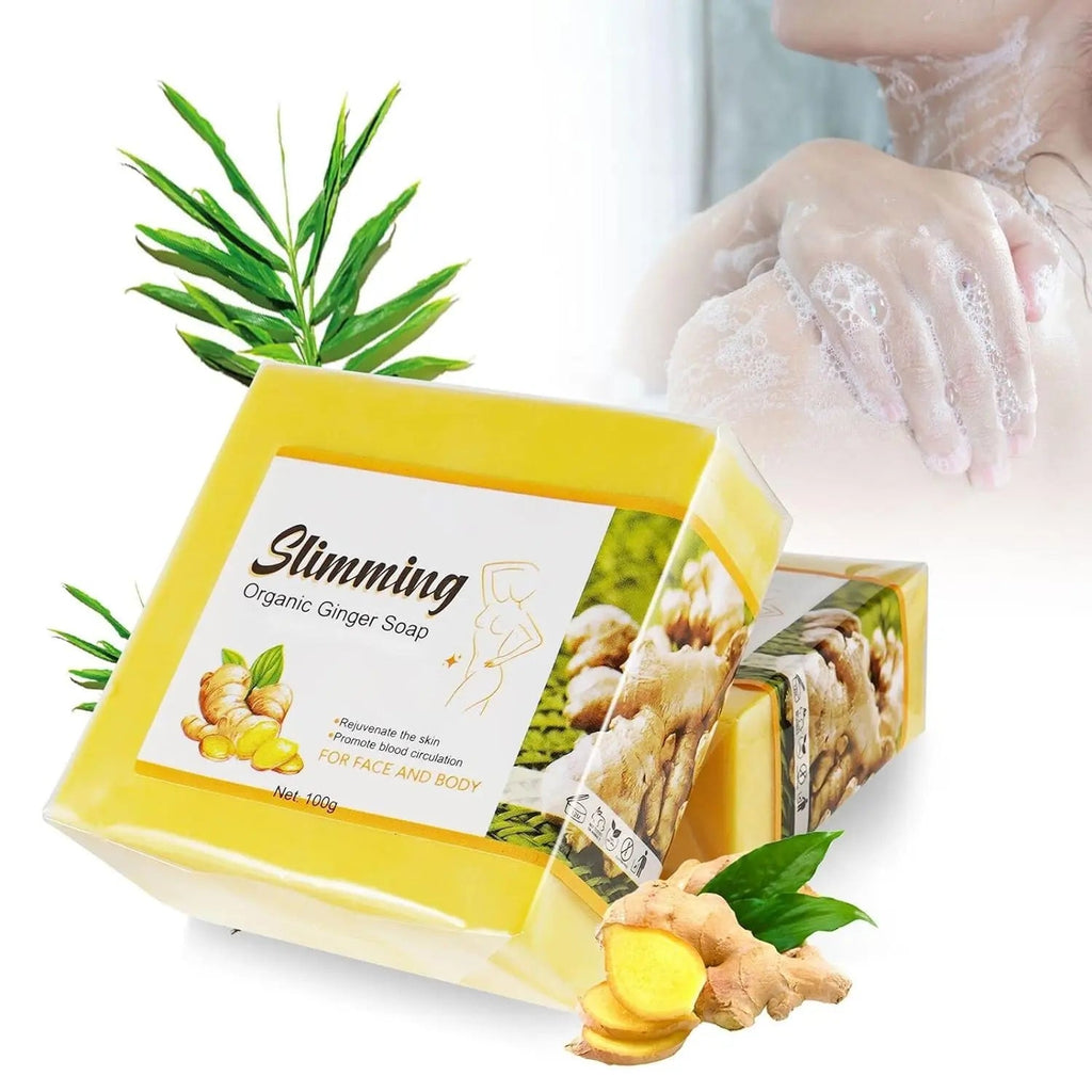 Organic Ginger Soap, Moisturizing Bath Soap, Slimming Ginger Soap, Deep Clean Effectively Moulis Au supplements