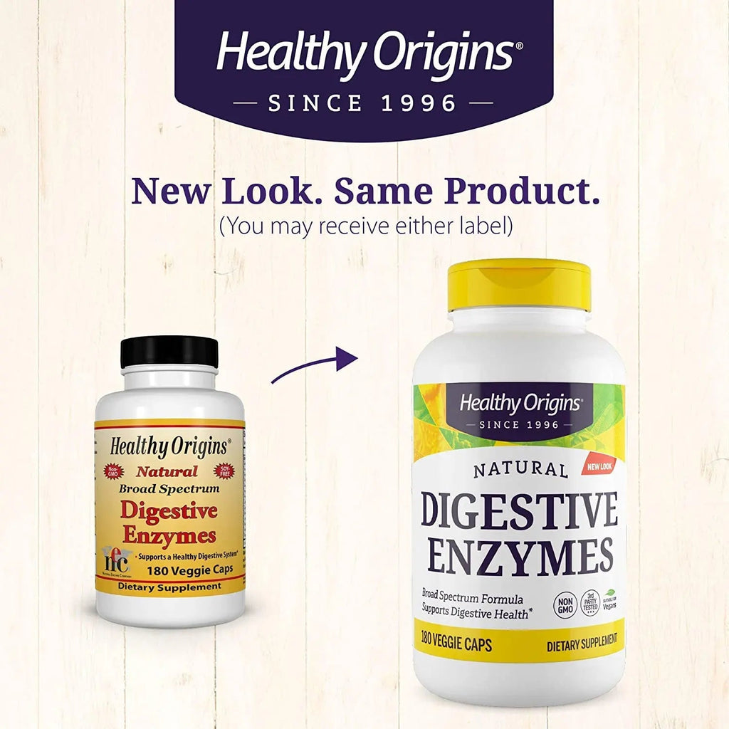 Healthy Origins Digestive Enzymes (NEC) Broad Spectrum - with Protease Healthy Origins Au supplements