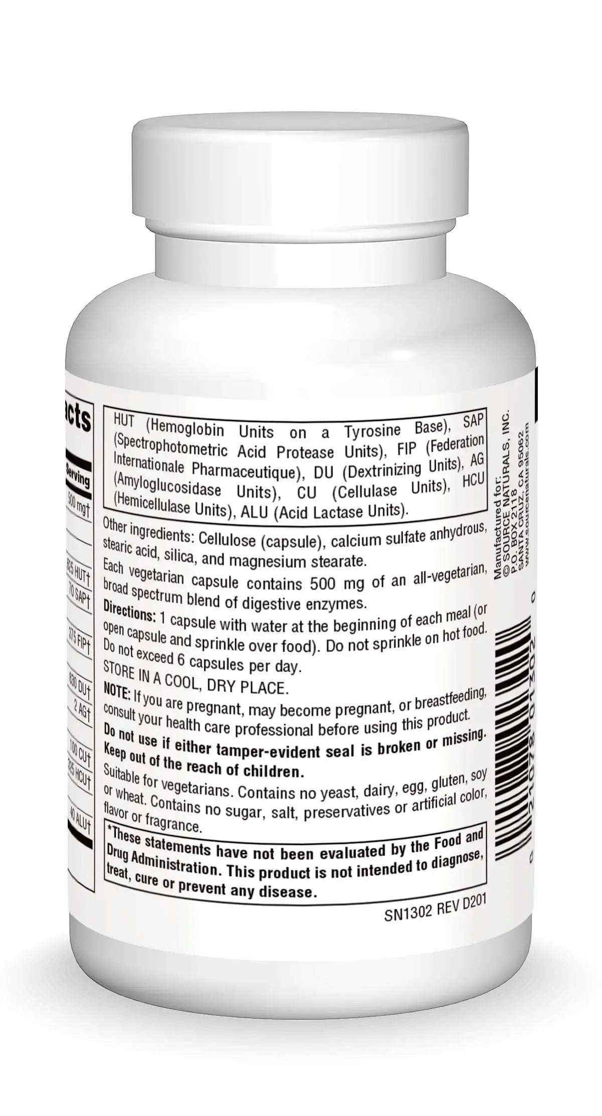 Source Naturals Essential Enzymes 500mg Bio-Aligned Multiple Enzyme Source Naturals Au supplements