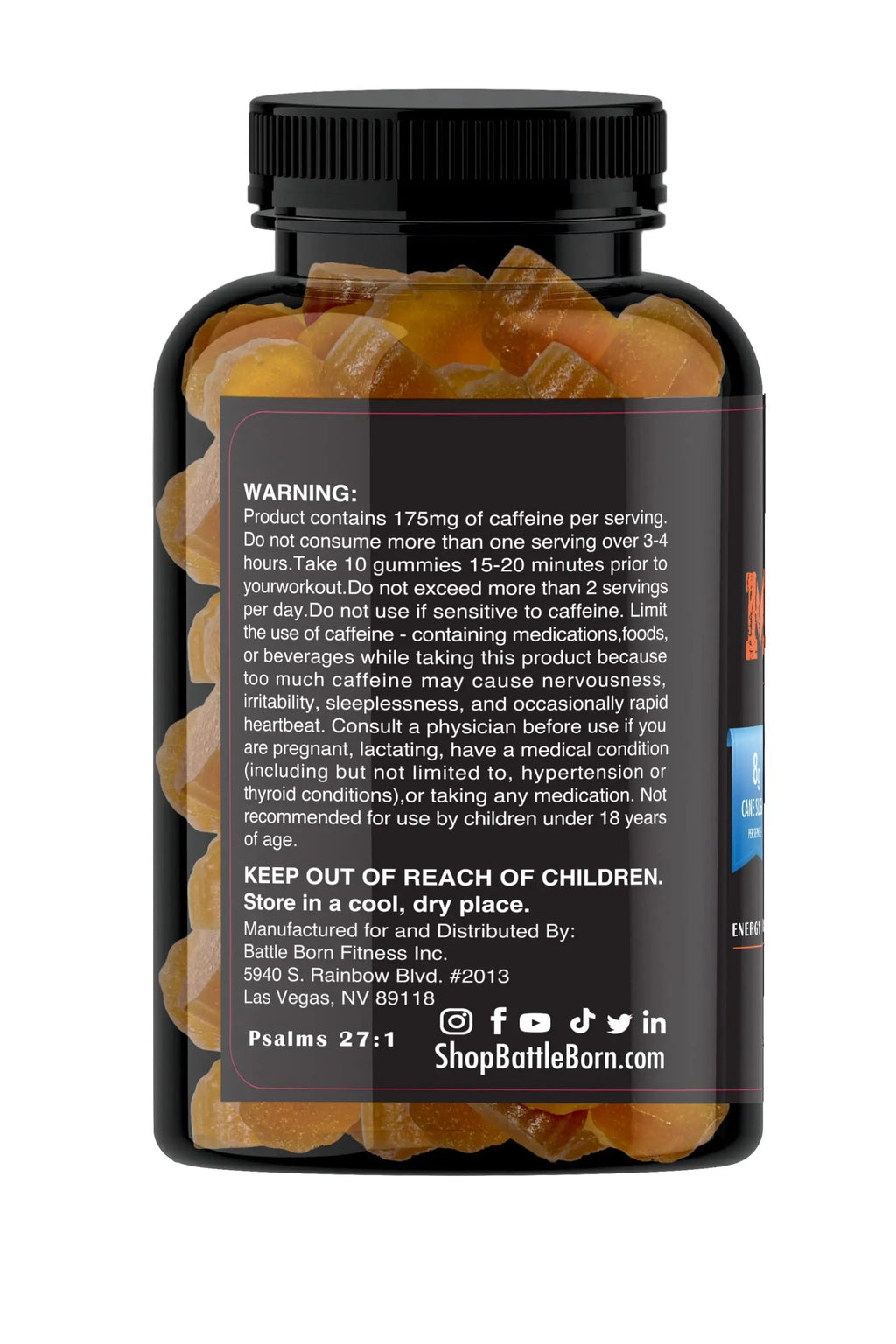 Mindset Dietary Supplement Gummies for Energy and Performance | Naturally Flavored Battle Born Supplements Au supplements