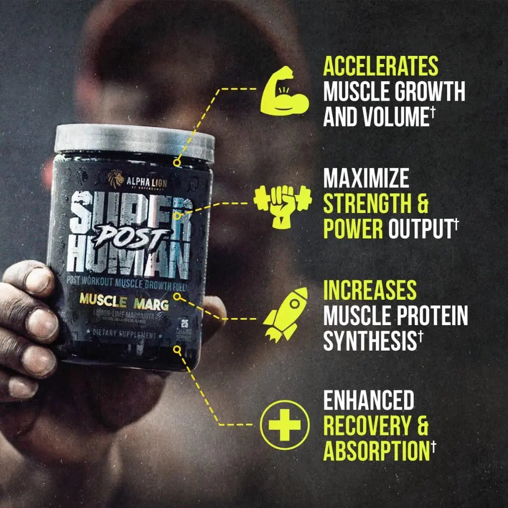 ALPHA LION Superhuman Pre Workout Powder & Post Workout Recovery Bundle, Sustained ALPHA LION Au supplements