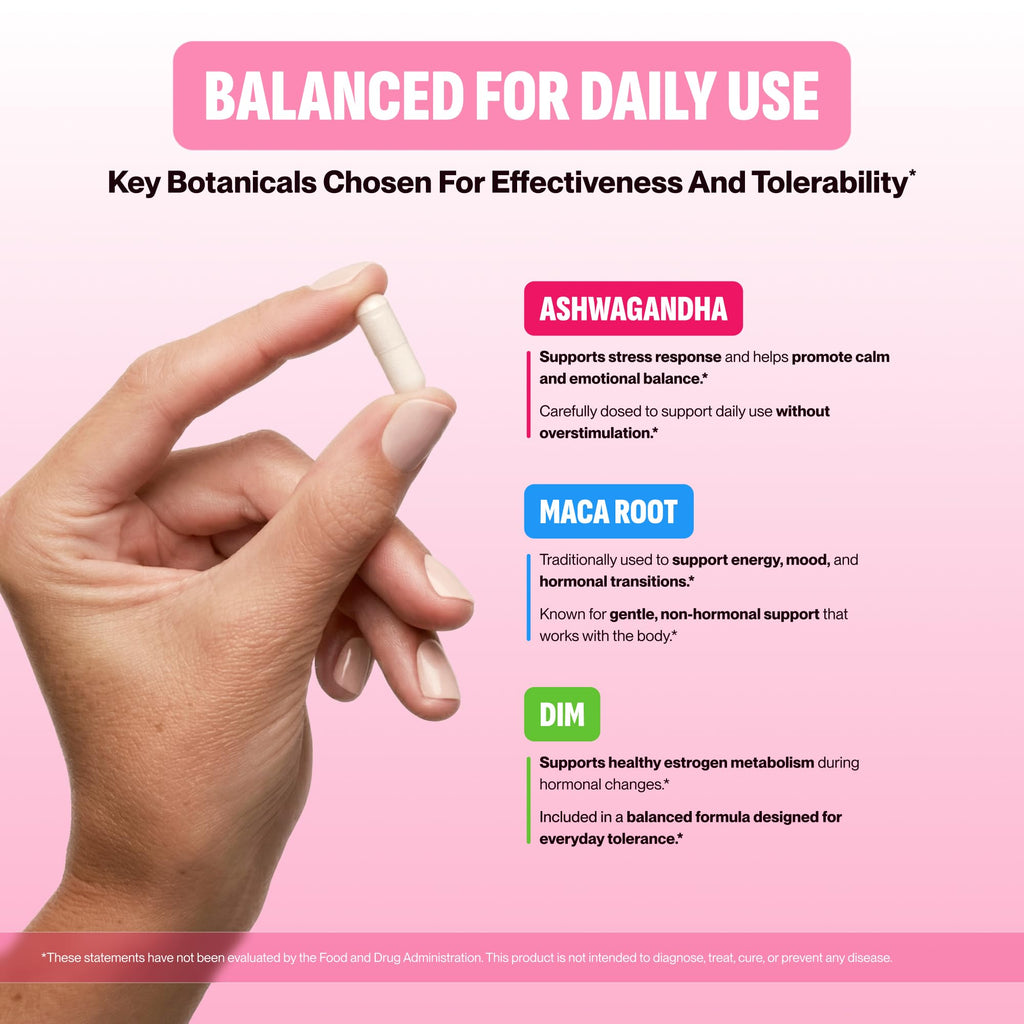 Wellanova Hormone Harmony for Women – Natural Hormonal Balance Support for Menopause & Perimenopause – Hot Flashes, Mood Swings, Cravings, Bloating Relief – 60 Capsules Wellanova Au supplements