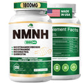 NMNH(Dihydronicotinamide Mononucleotide),NMNH Supplement 1000mg Pure Nicotinamide Mononucleotide,NAD High Purity Supplement Alternative,for Energy,Focus,Non-GMO, Gluten Free,120 Capsules VPKIN Au supplements