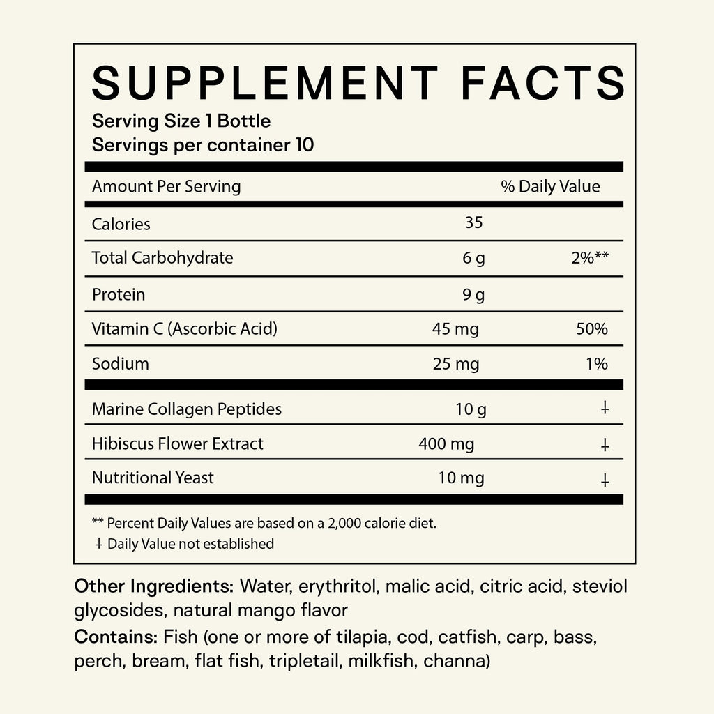 Happy Aging Marine Collagen Peptides Glow Shot 10,000mg - Liquid Collagen for Women with Liposomal Delivery - Promotes Skin Hydration, Elasticity & Radiance - Supports Hair & Nails, 10 Shots Happy Aging Au supplements