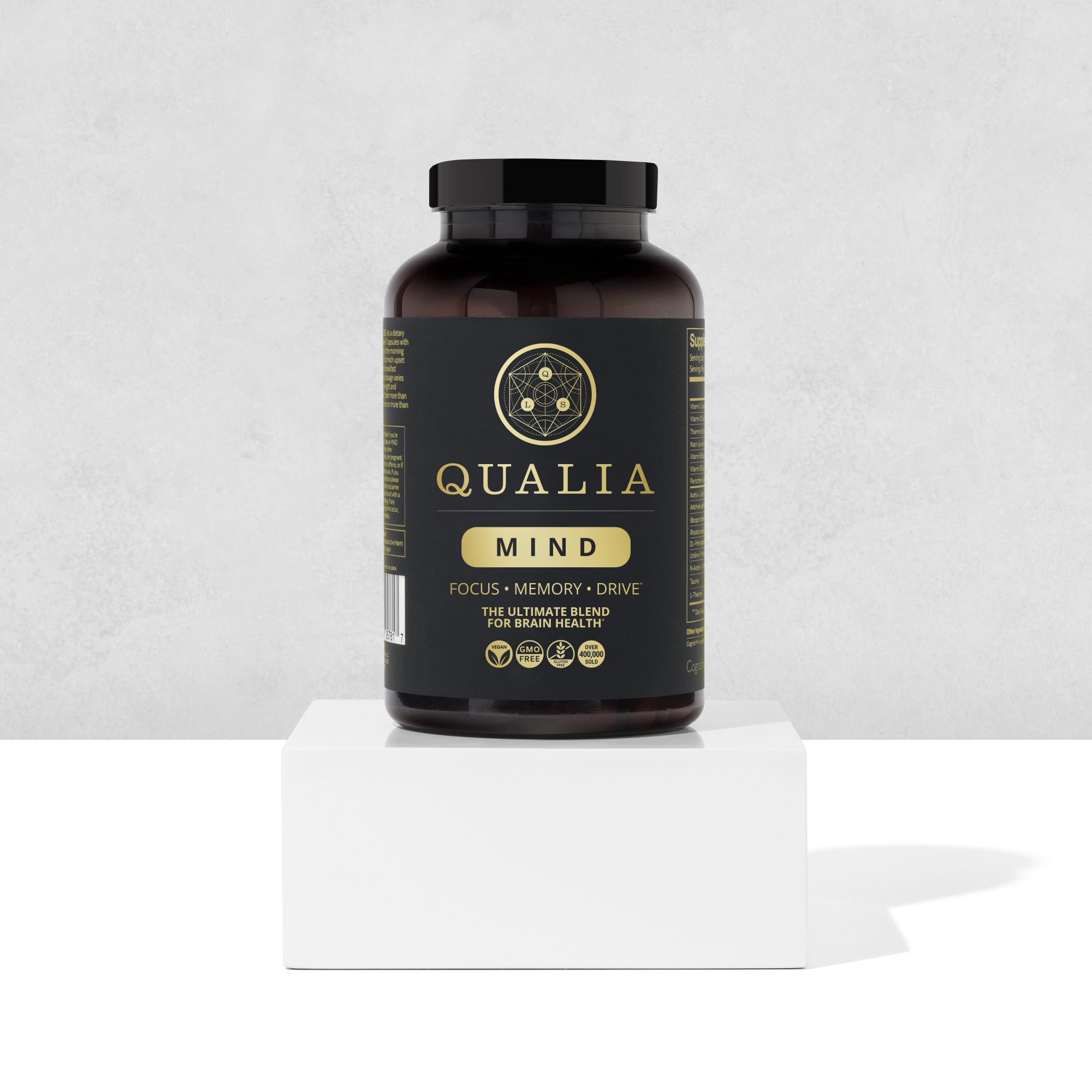 Qualia Life Sciences Qualia Mind | The Ultimate Blend for Brain Health* | Doctor-Formulated Nootropic to Fuel Focus & Concentration* | Supports Long Term Brain Health| Maintain Drive & Productivity QUALIA LIFE SCIENCES Au supplements