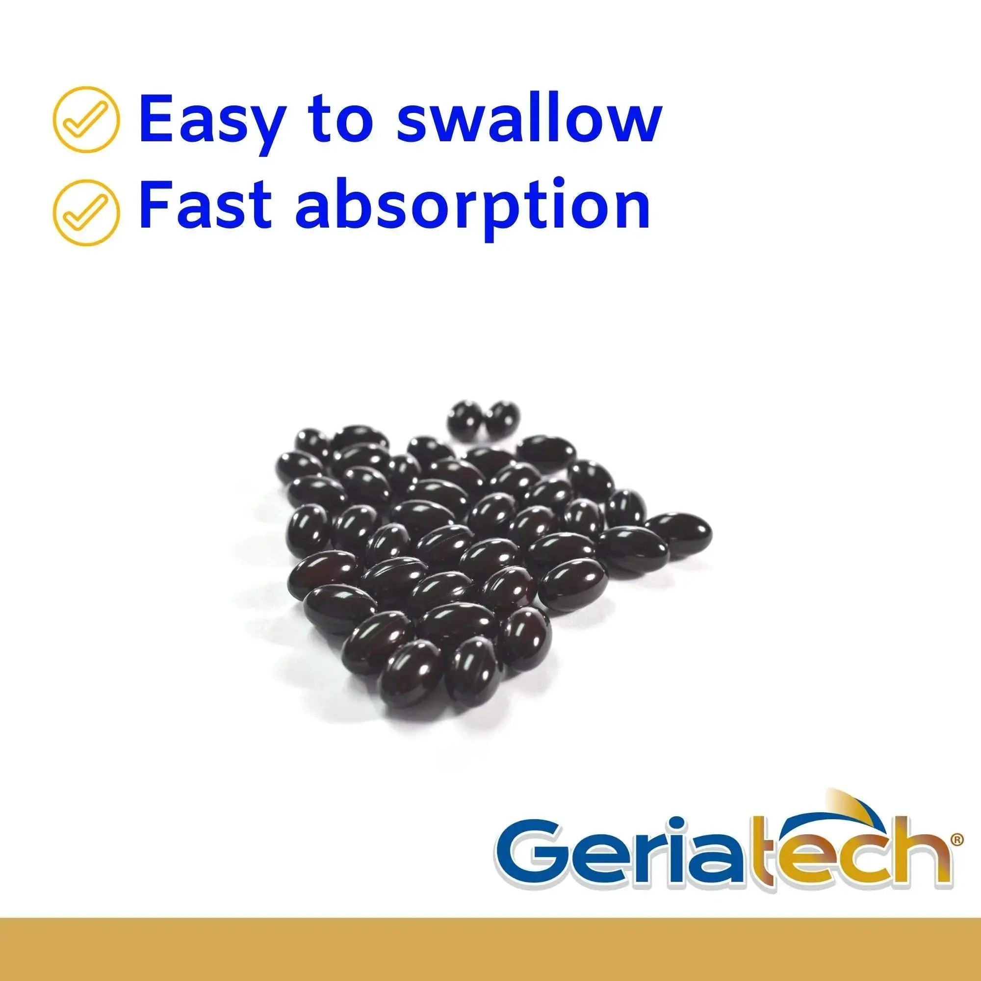 Geriatech Senior multivitamins, Vitamins and Minerals Supplement, Women and Men Over 60, with Vitamin B12, Easy to Swallow Geriatech Au supplements