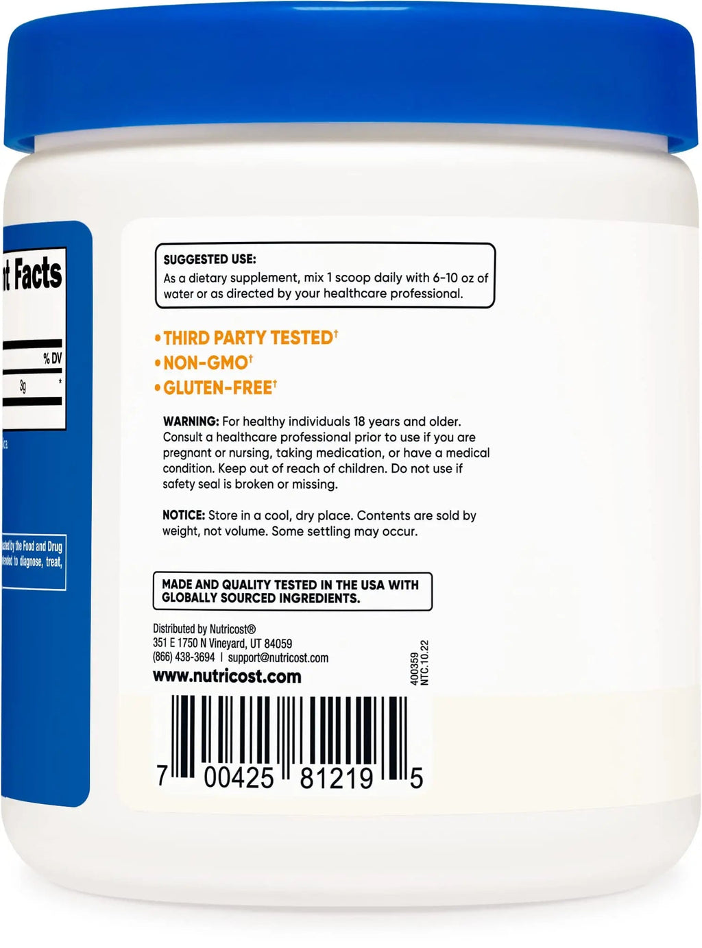 Nutricost L-Citrulline Malate 300G (2 Pack) - Pure L-Citrulline Powder, 3000mg Per Serving Nutricost Au supplements